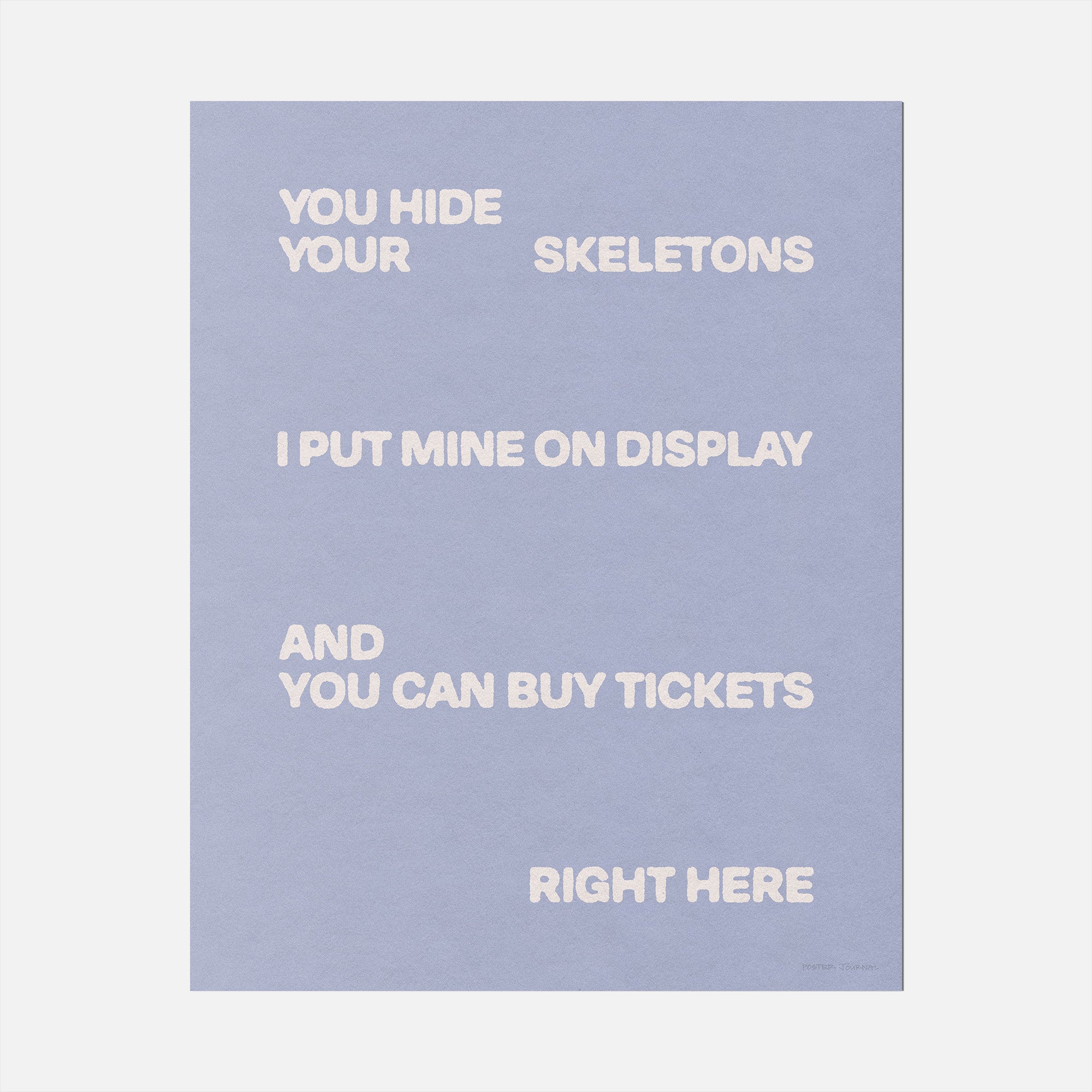 SKELETONS PRINT