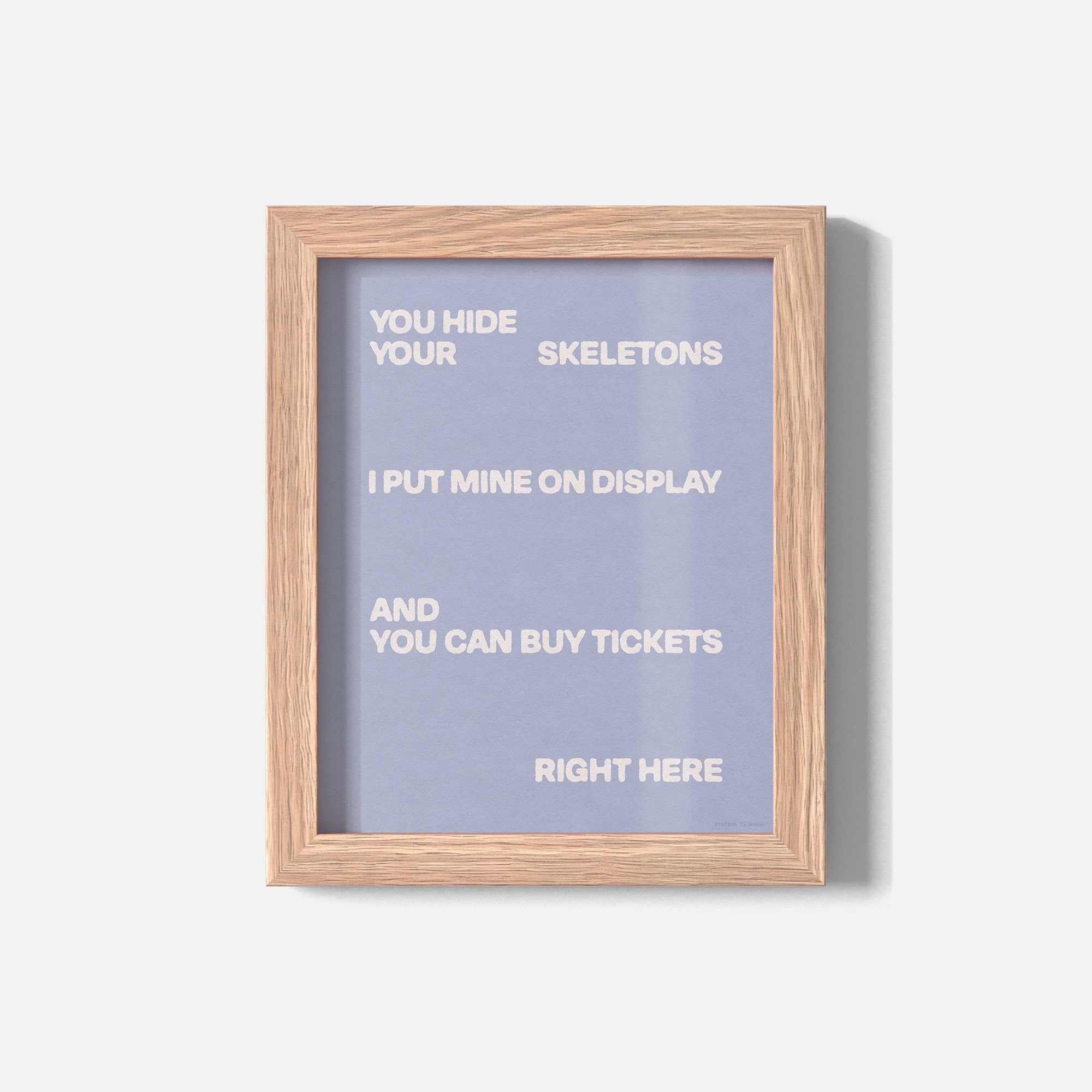 SKELETONS PRINT