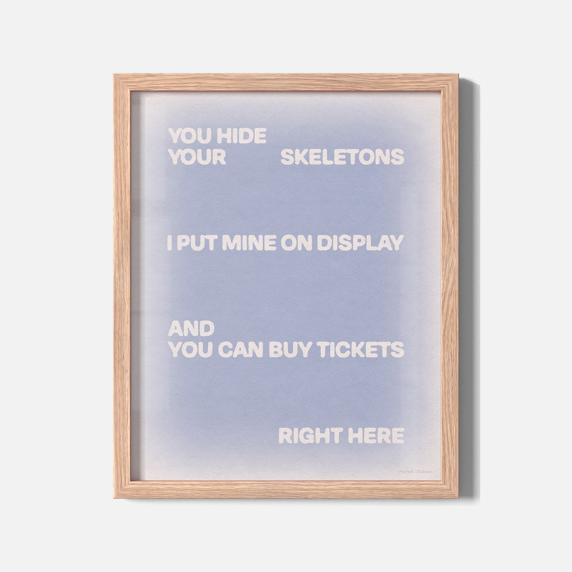 SKELETONS PRINT