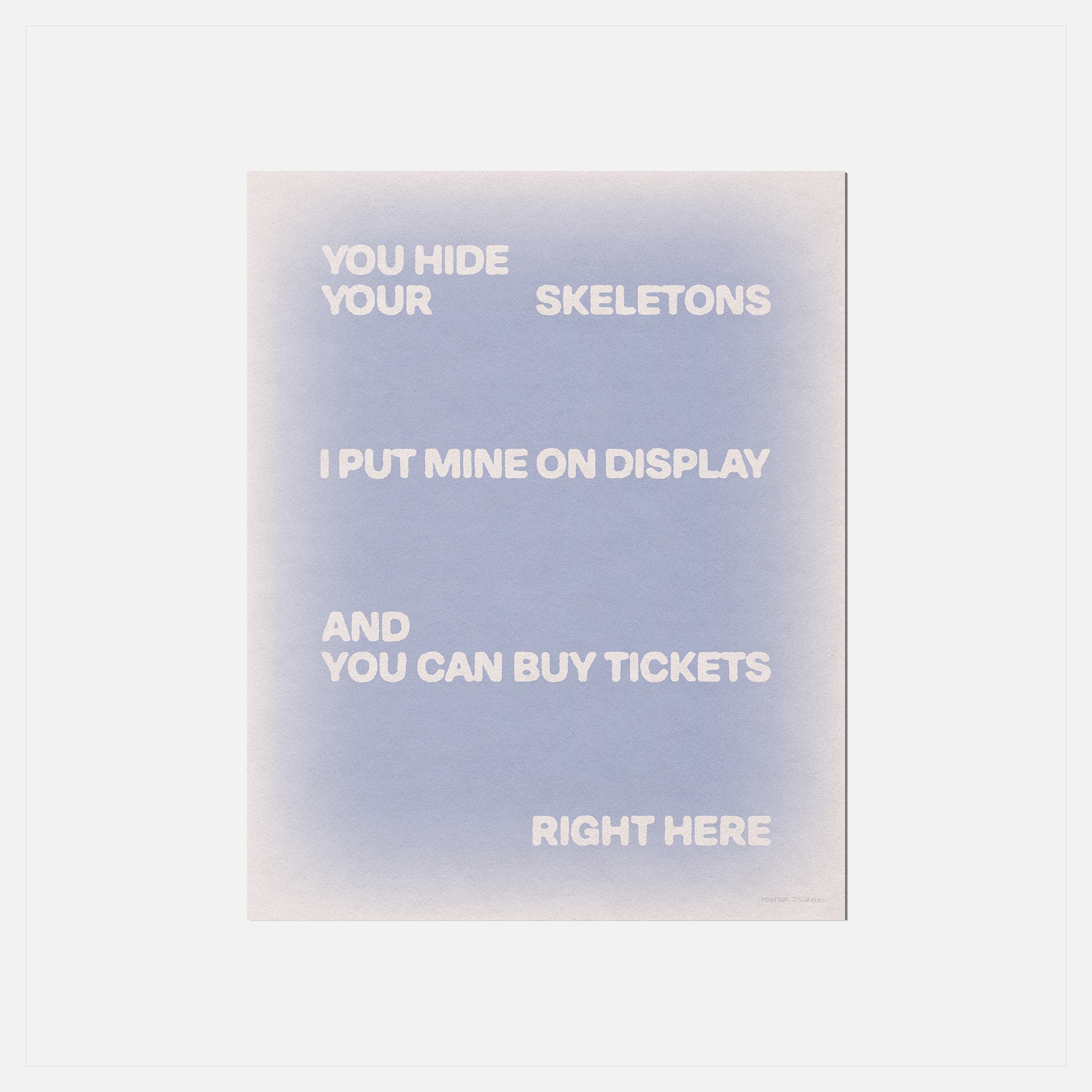 SKELETONS PRINT