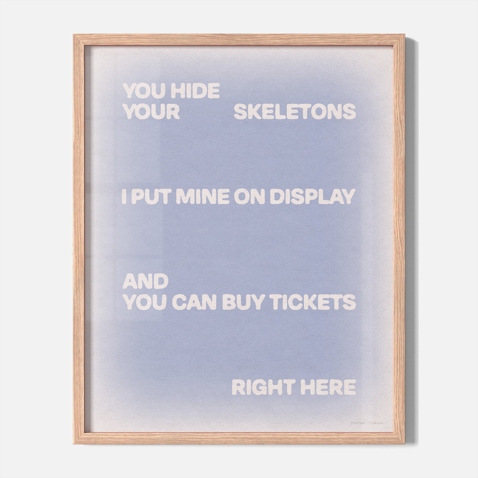 SKELETONS PRINT