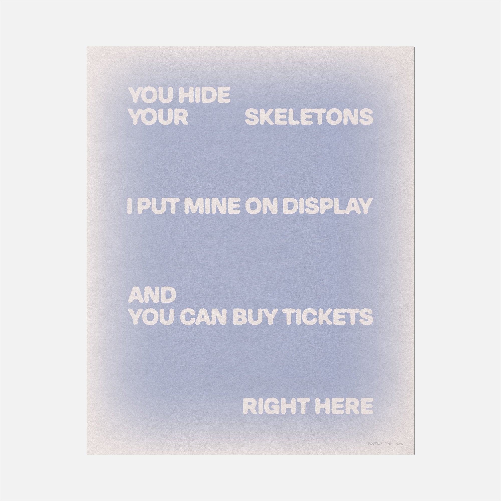 SKELETONS PRINT