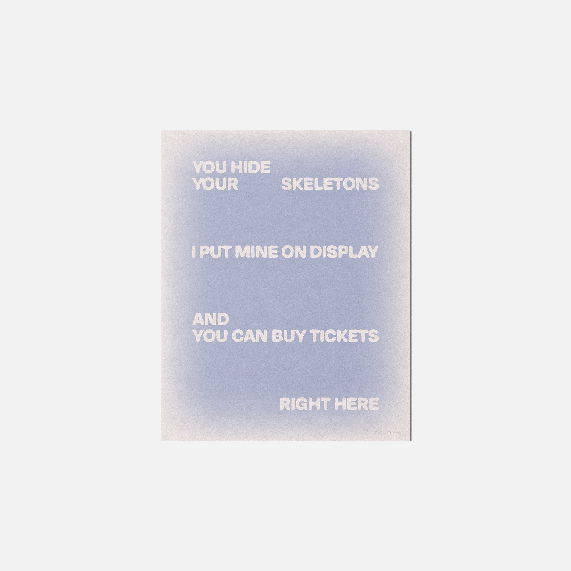 SKELETONS PRINT