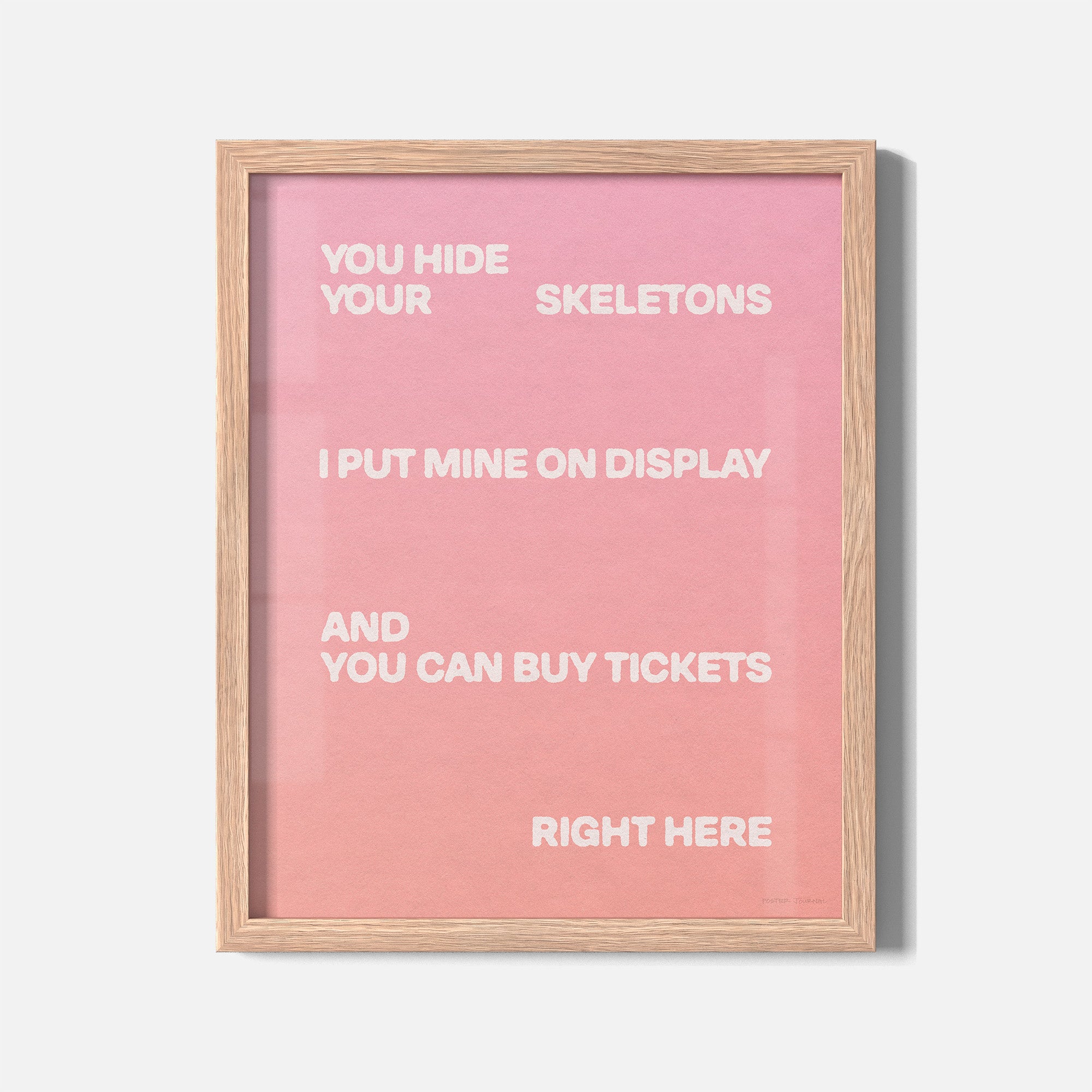 SKELETONS PRINT