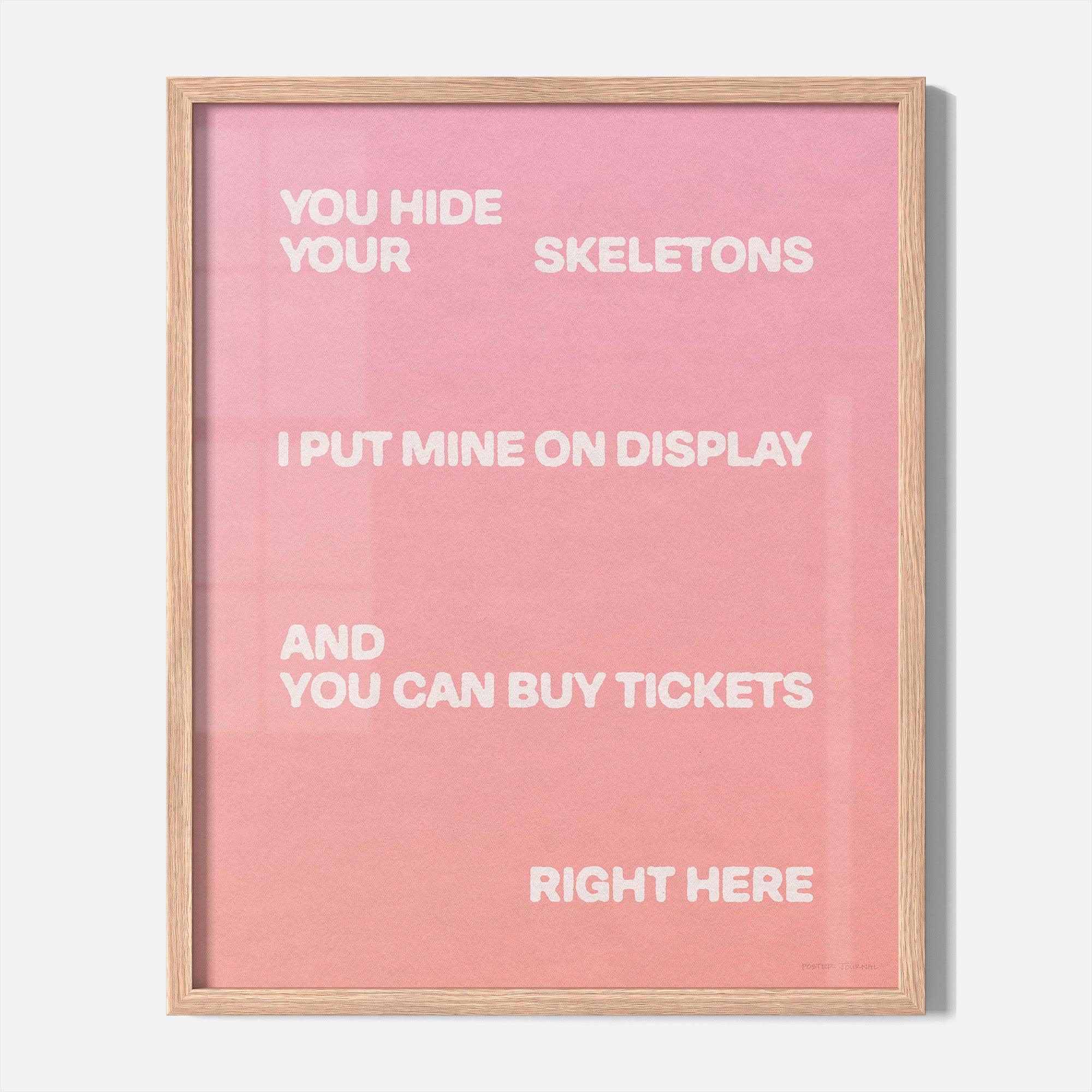 SKELETONS PRINT