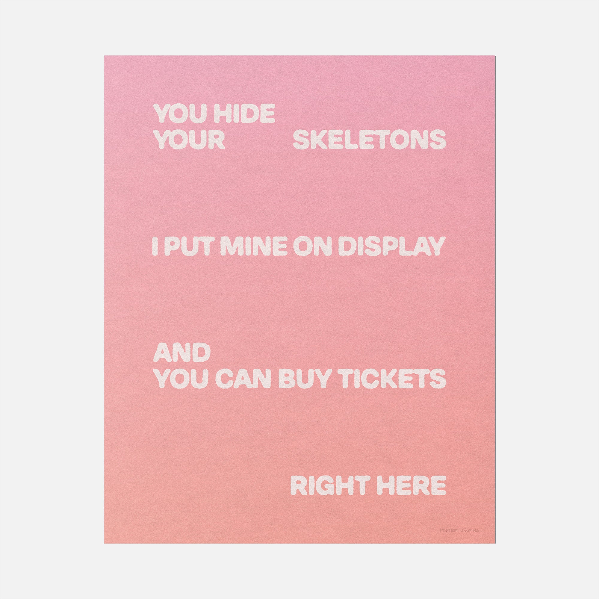 SKELETONS PRINT