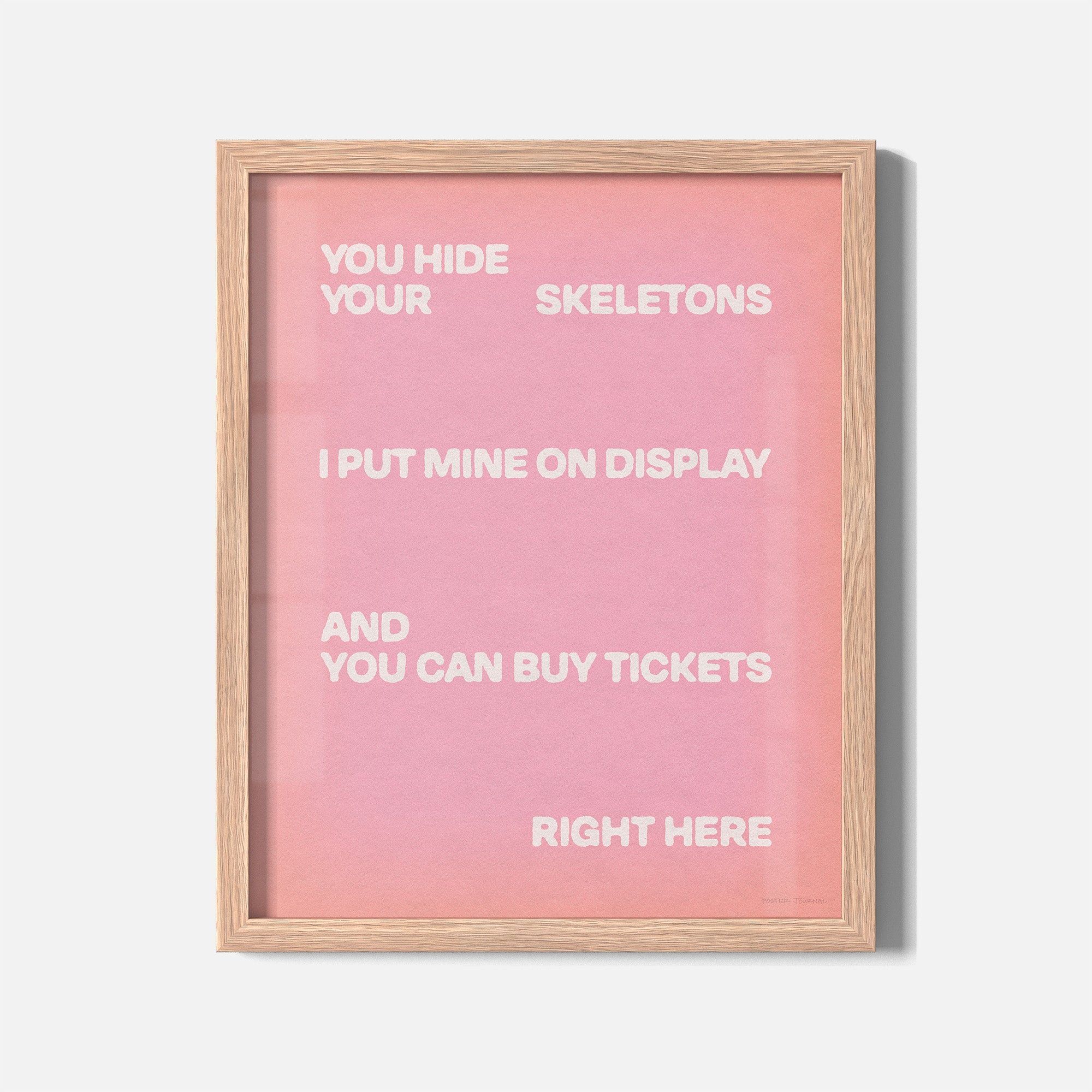 SKELETONS PRINT