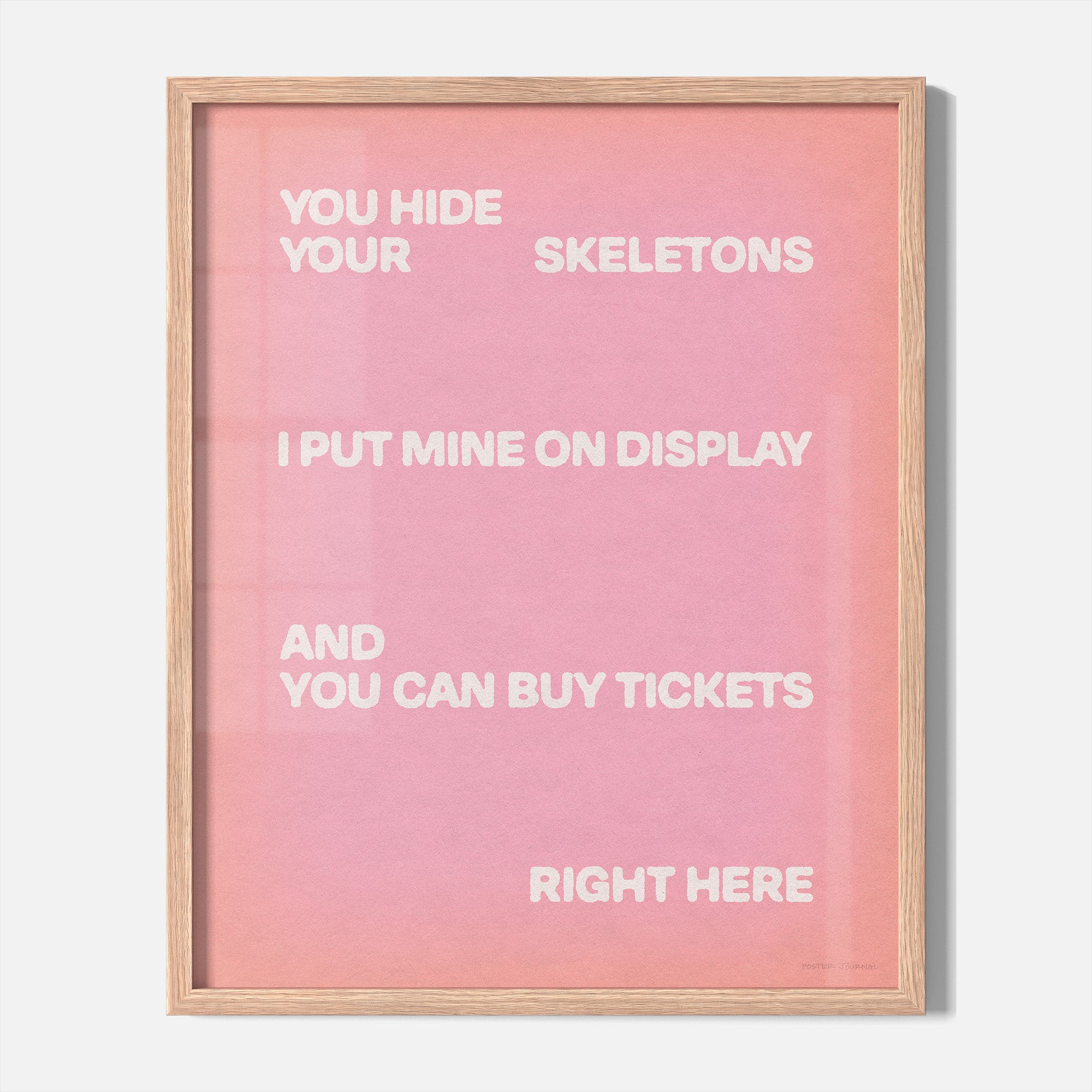 SKELETONS PRINT