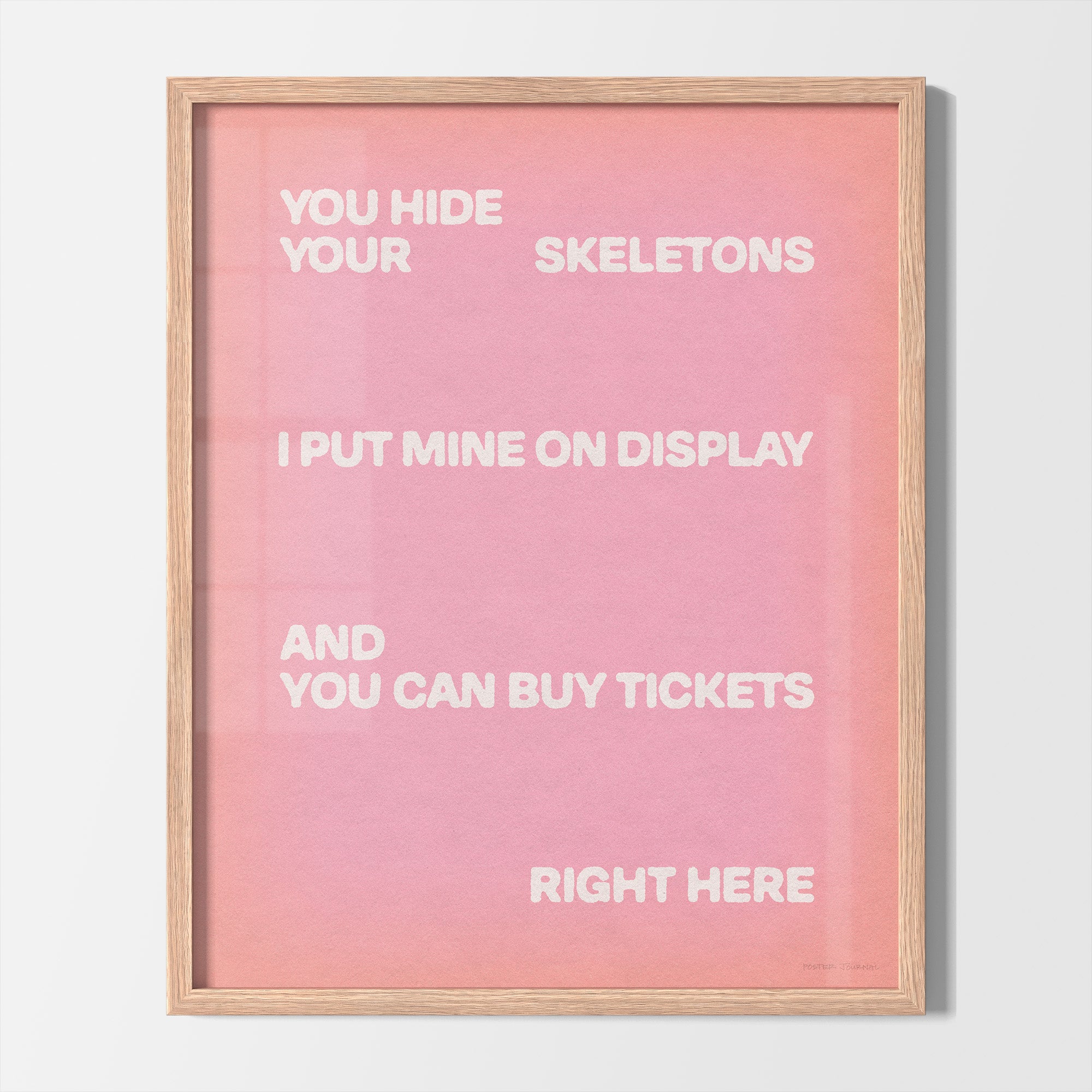 SKELETONS PRINT