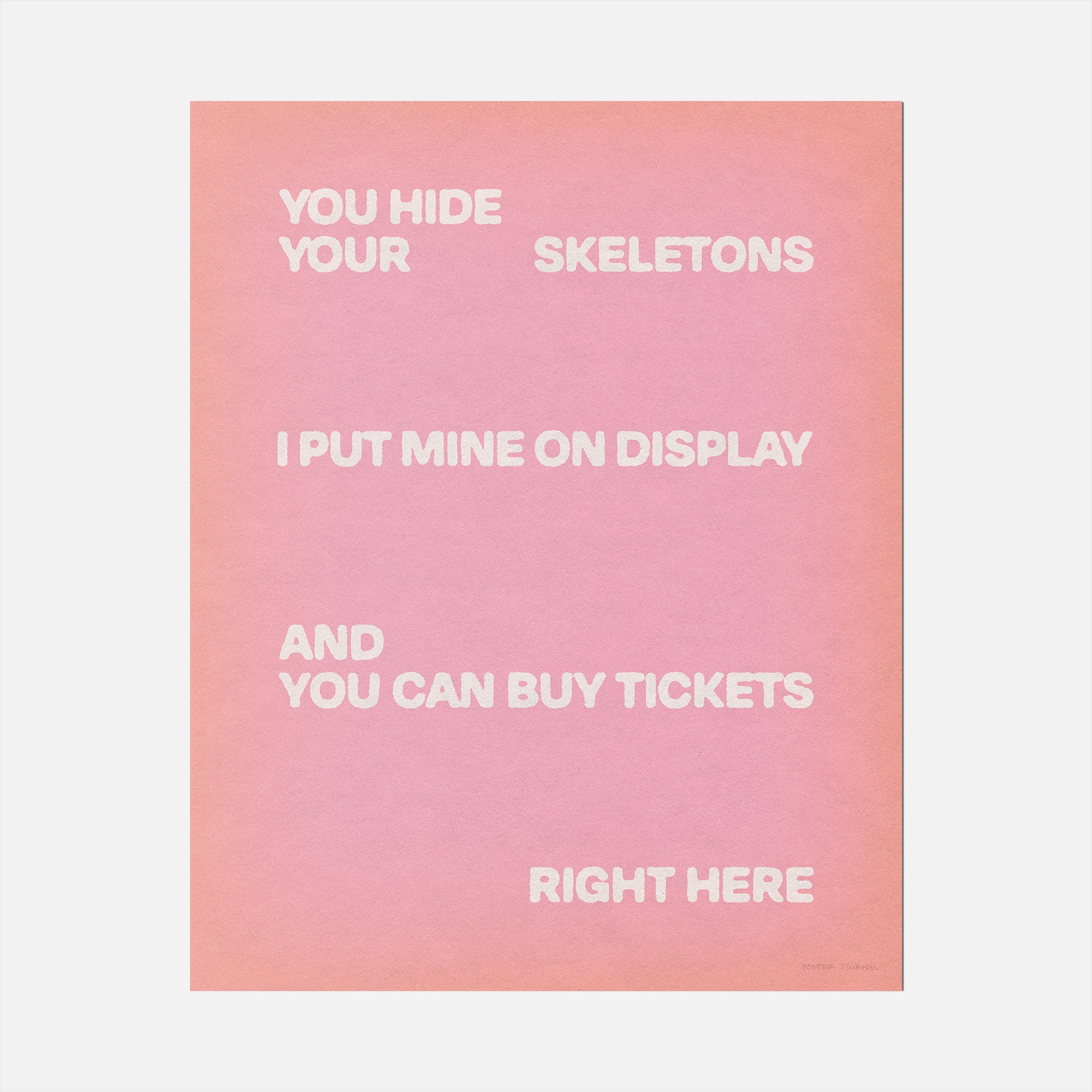 SKELETONS PRINT
