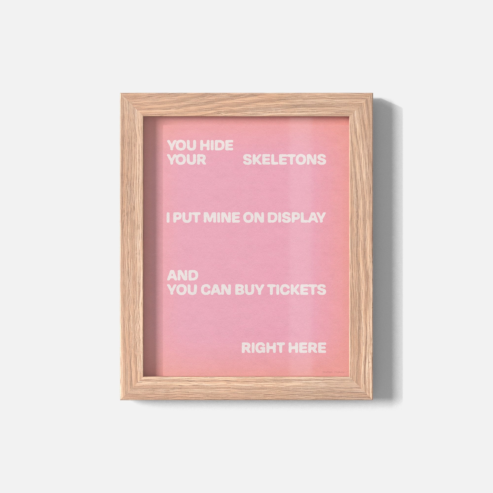 SKELETONS PRINT