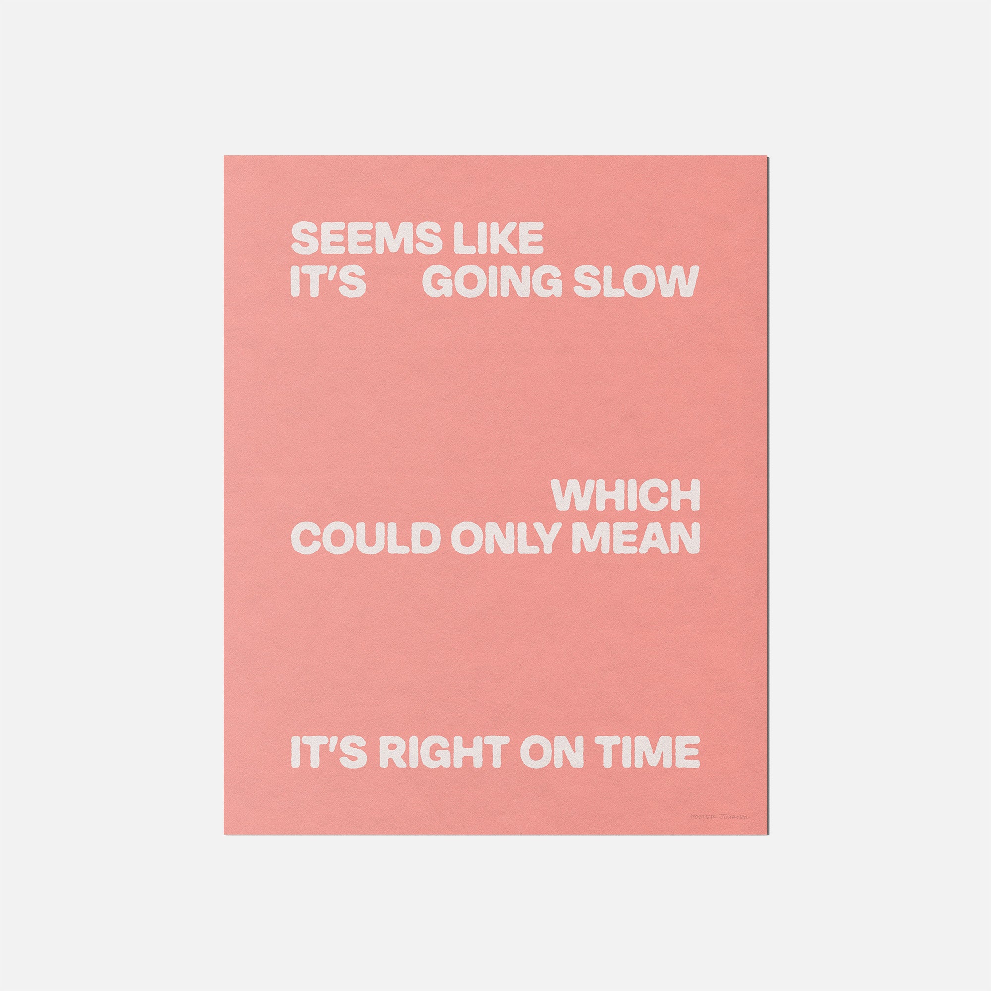 SLOW PRINT