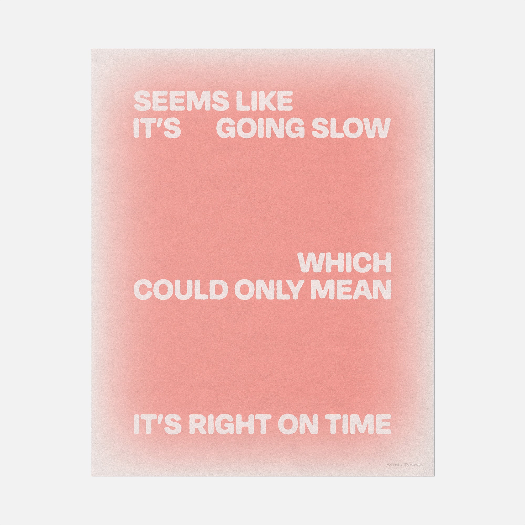 SLOW PRINT