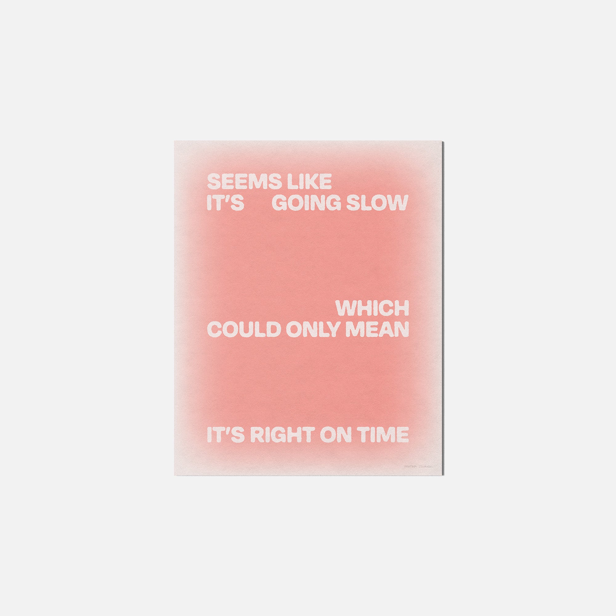 SLOW PRINT