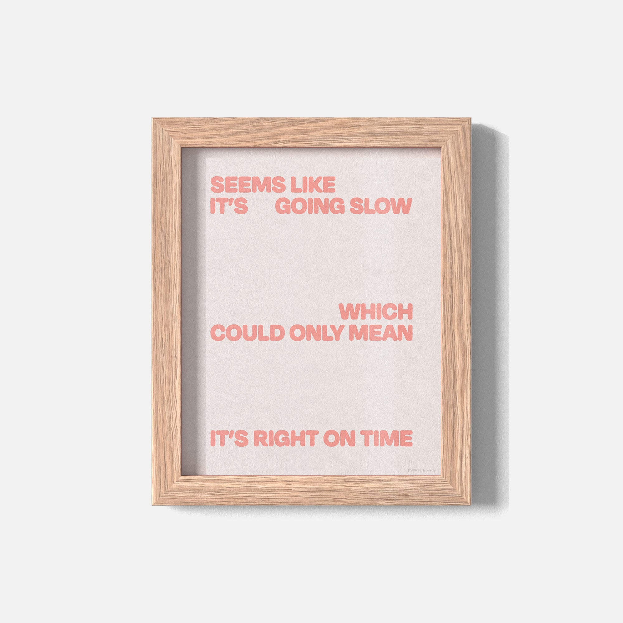 SLOW PRINT