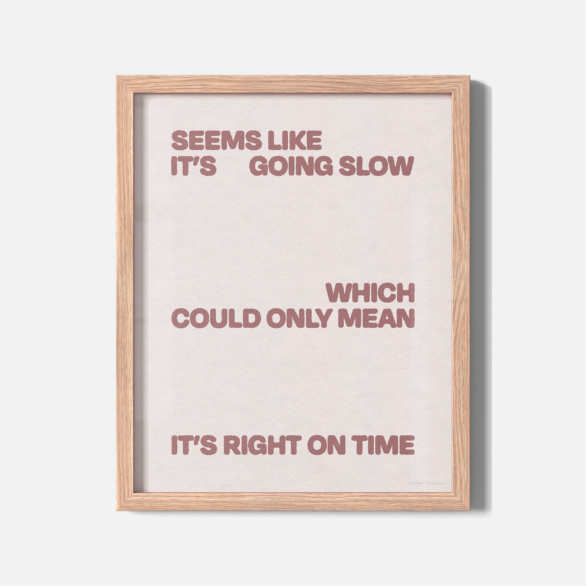 SLOW PRINT