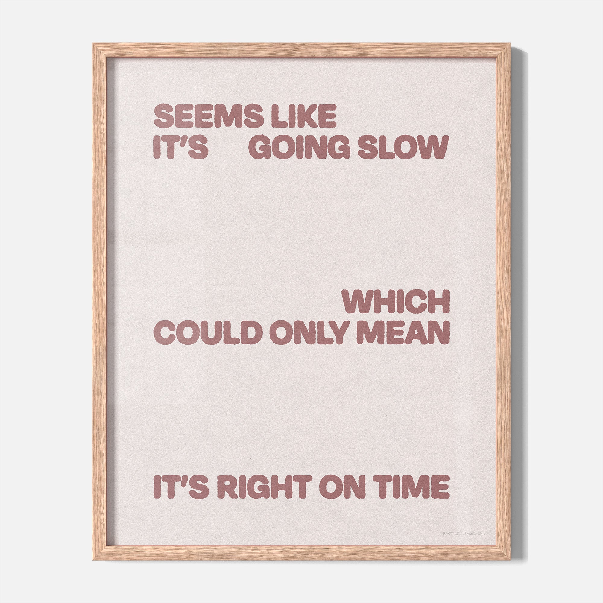 SLOW PRINT