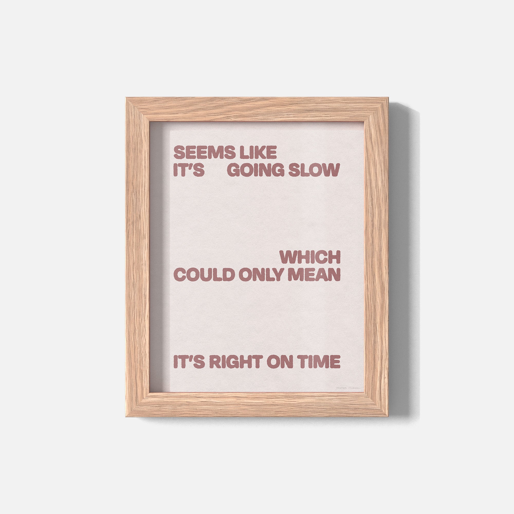 SLOW PRINT