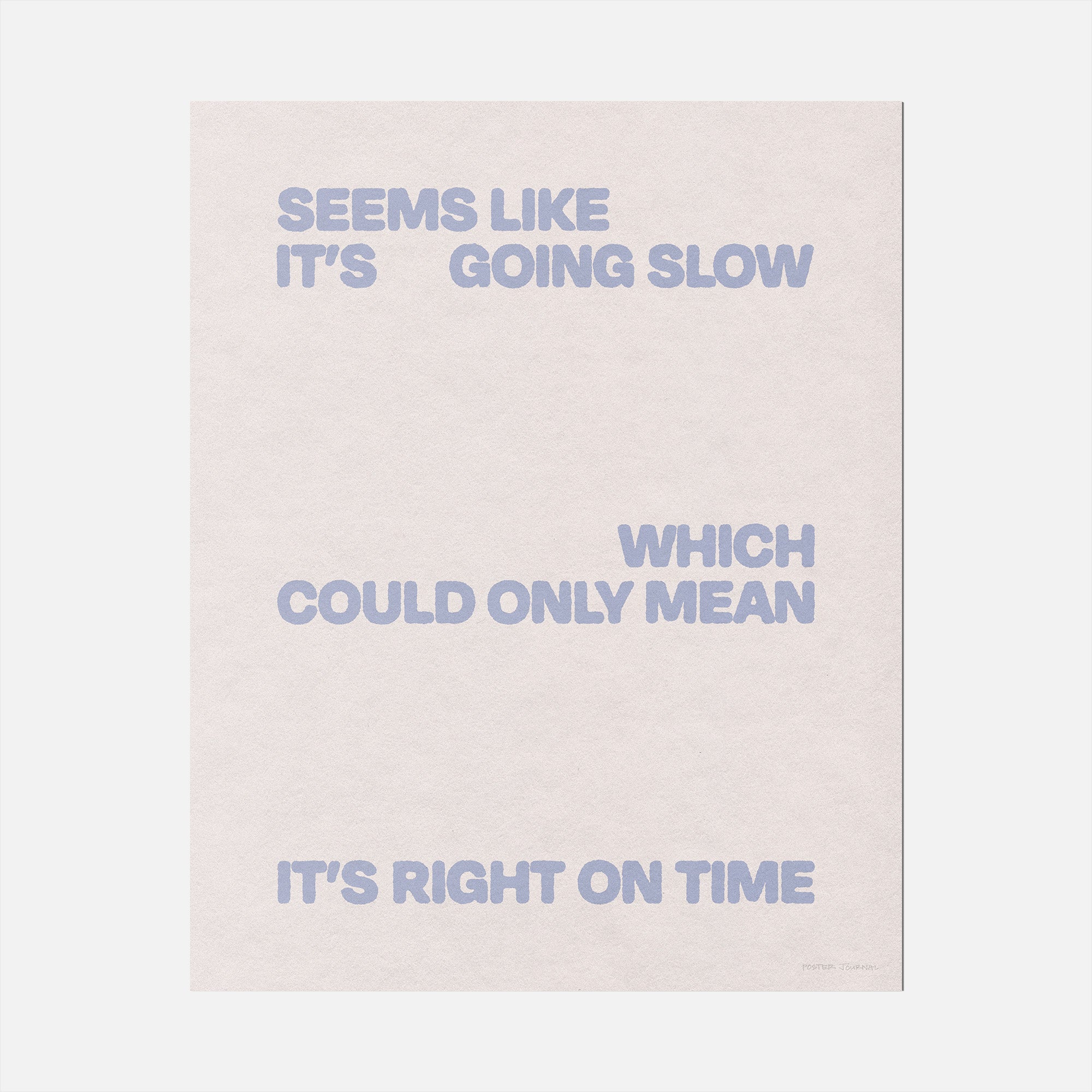 SLOW PRINT