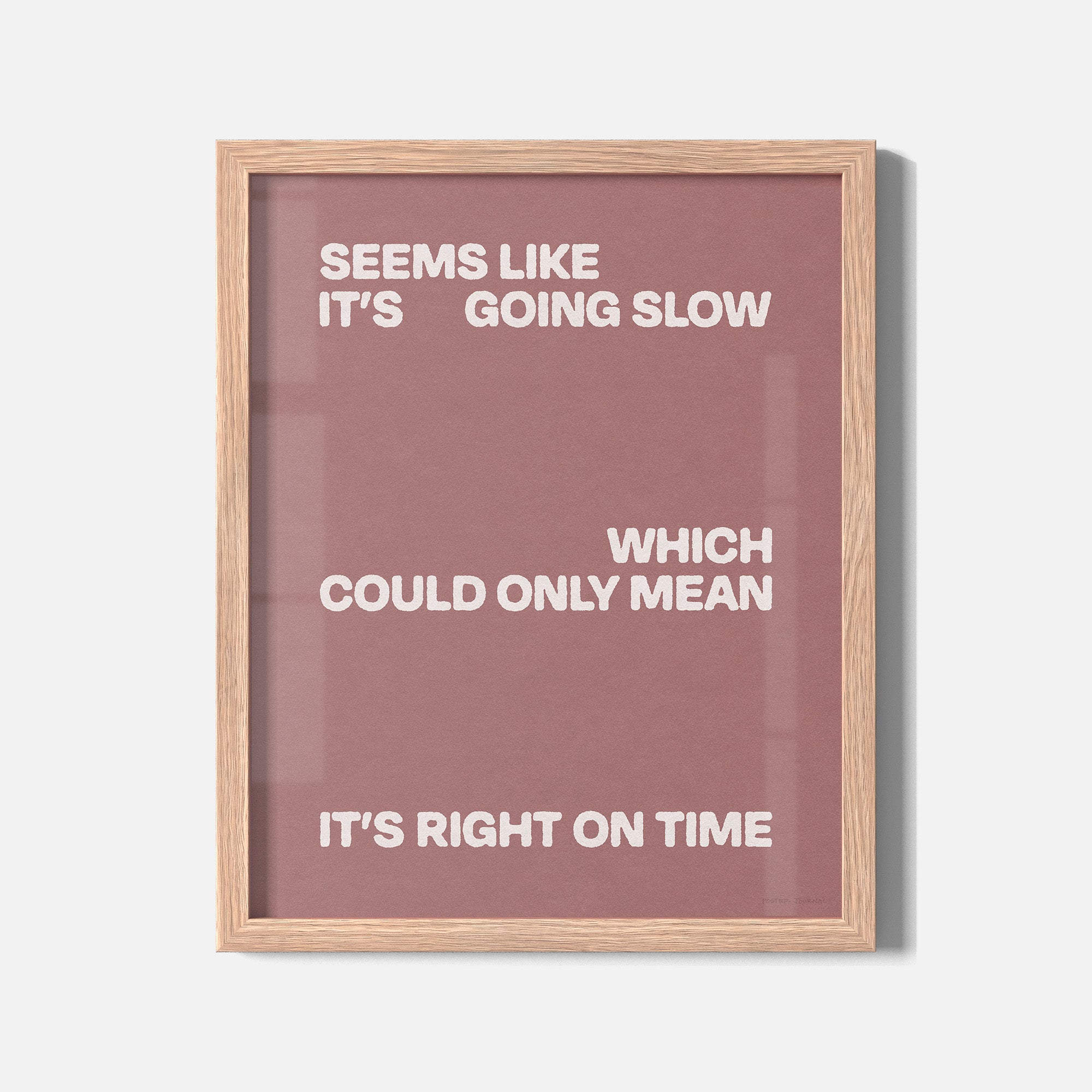 SLOW PRINT