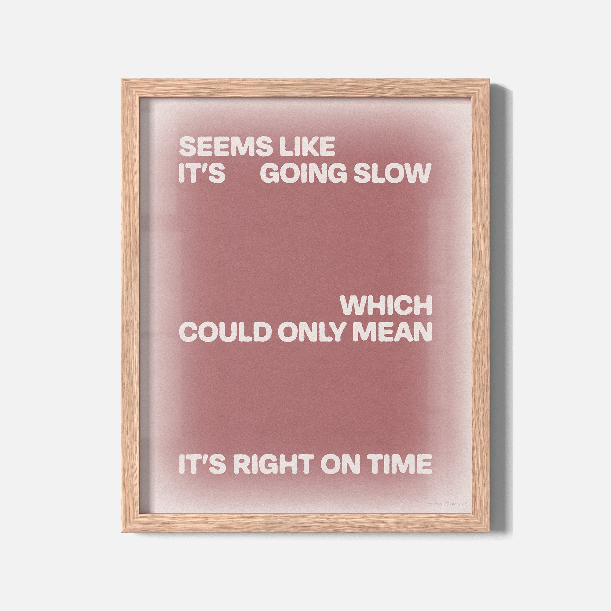SLOW PRINT