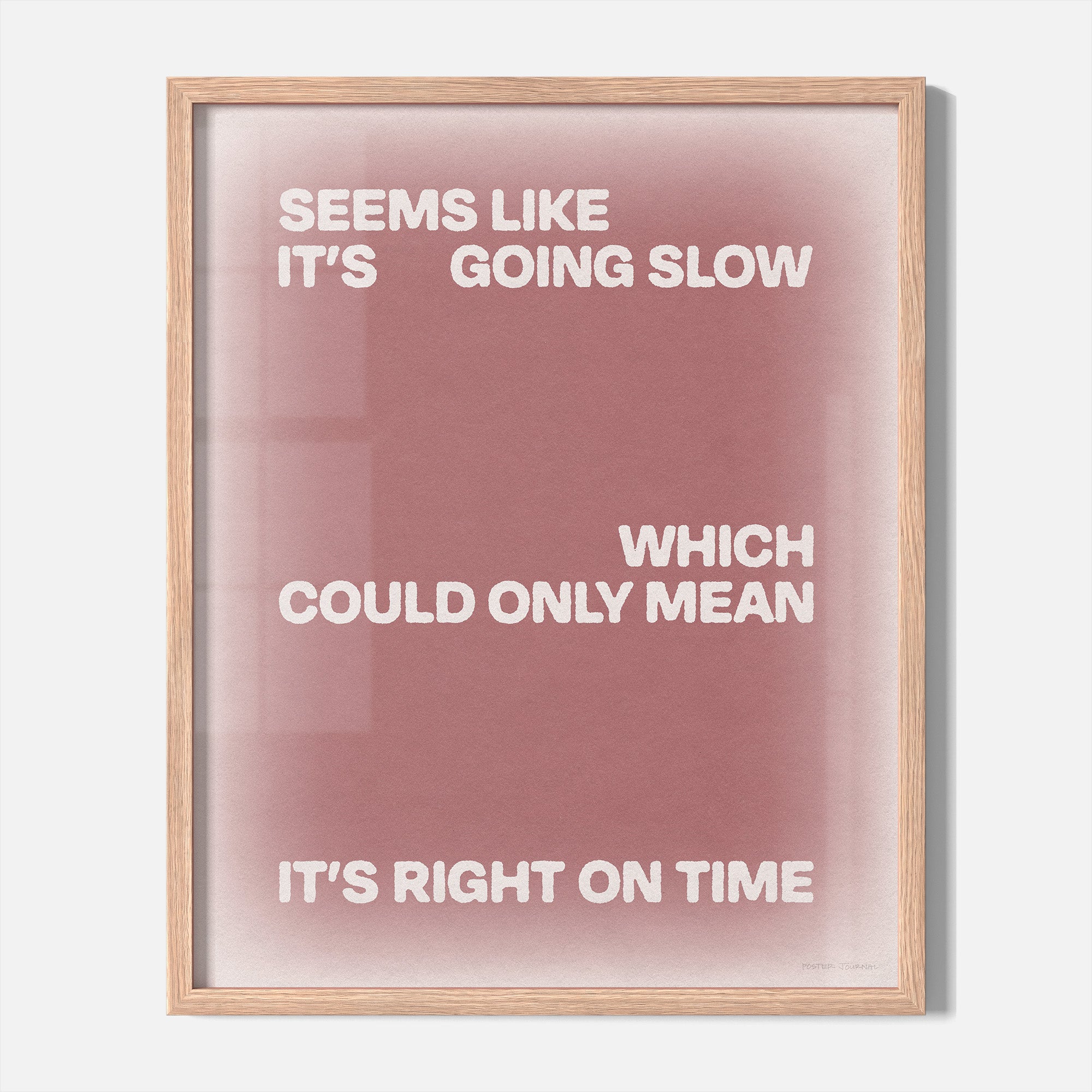 SLOW PRINT