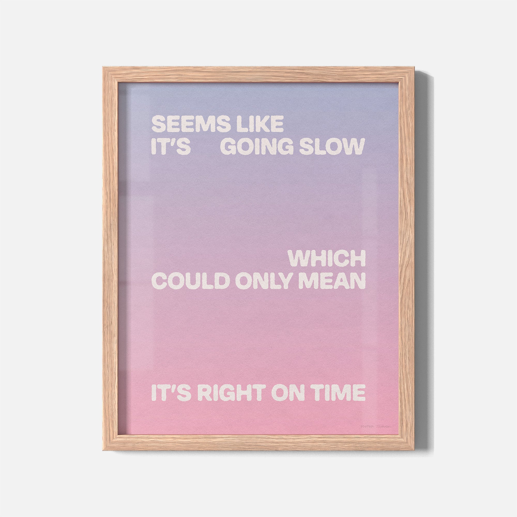 SLOW PRINT