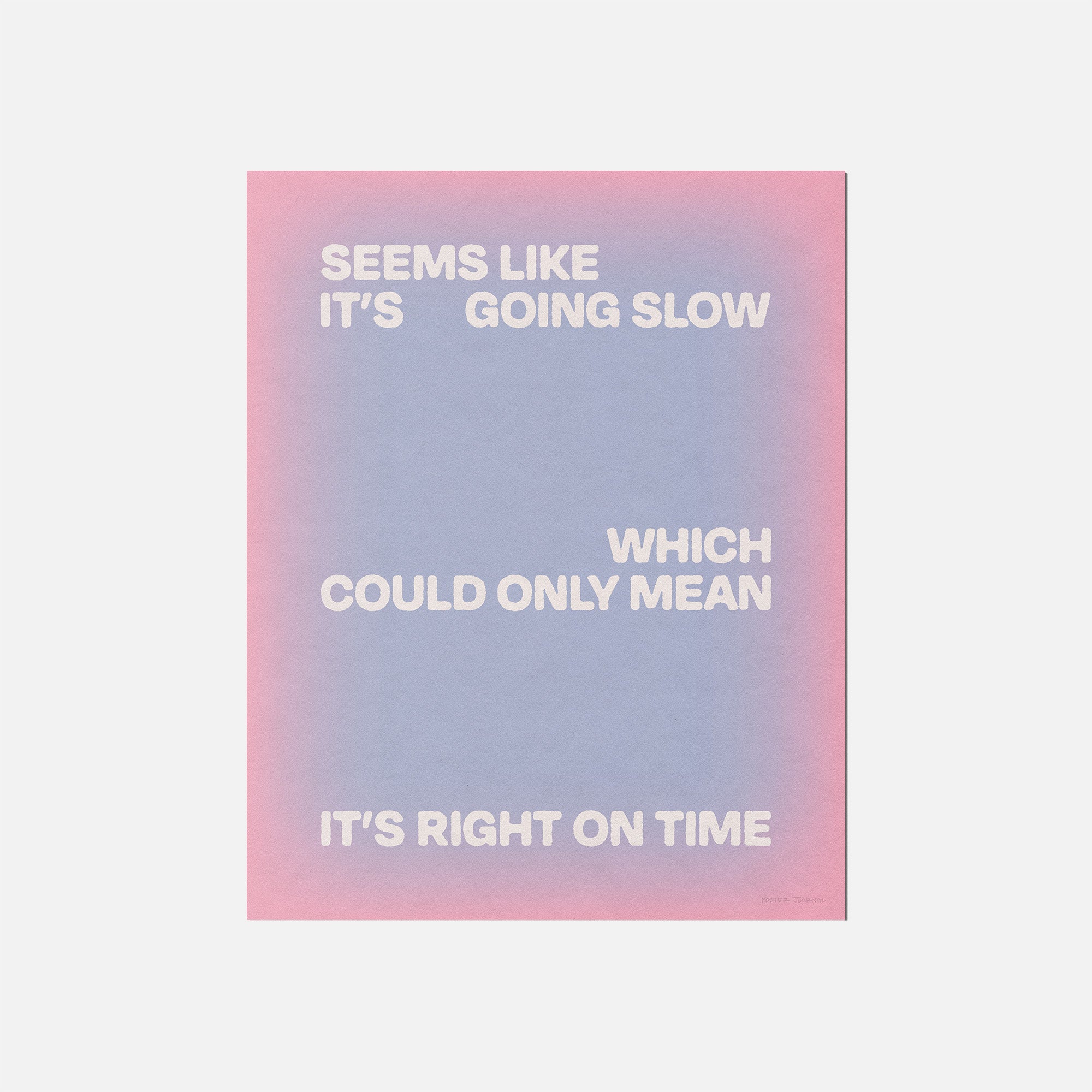 SLOW PRINT