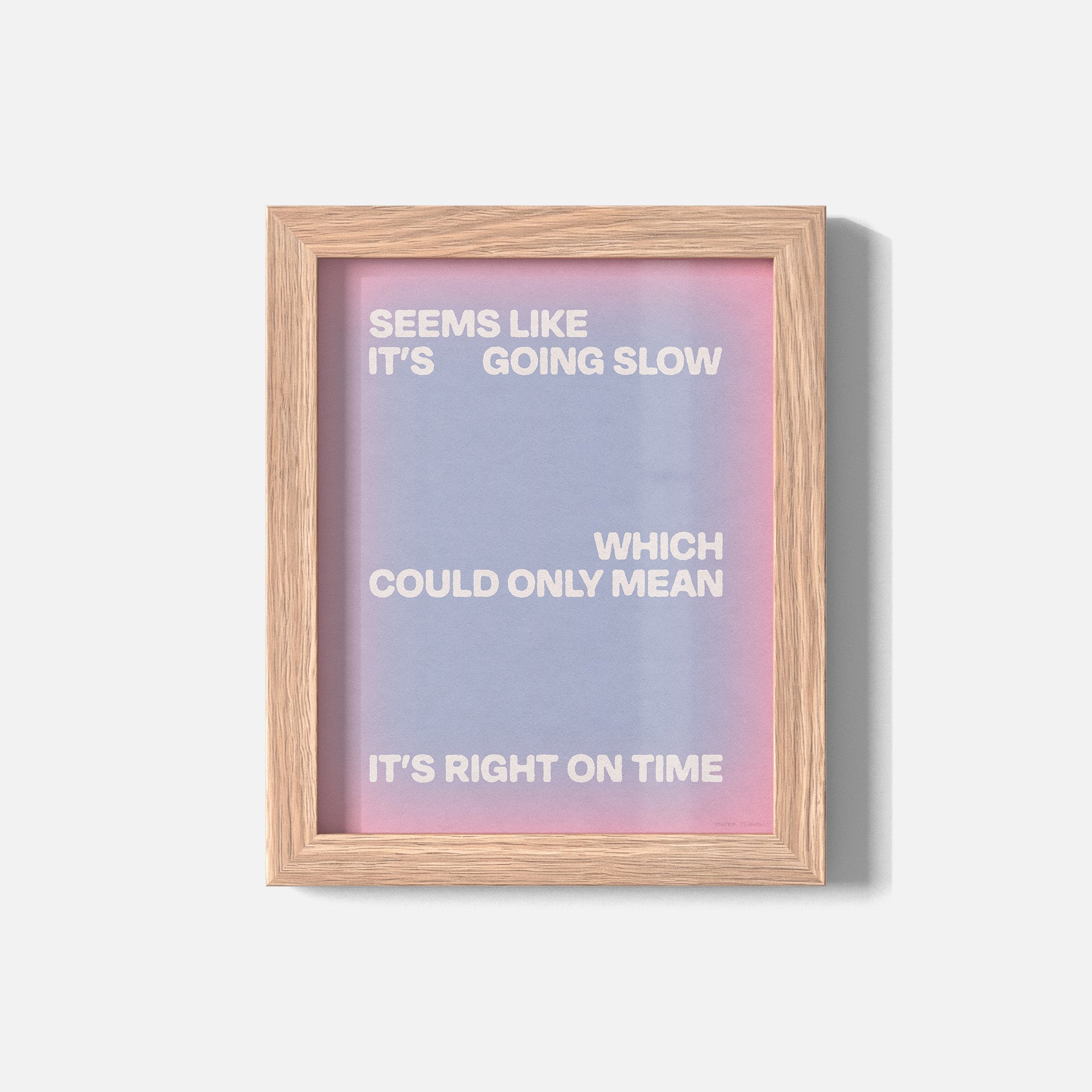 SLOW PRINT