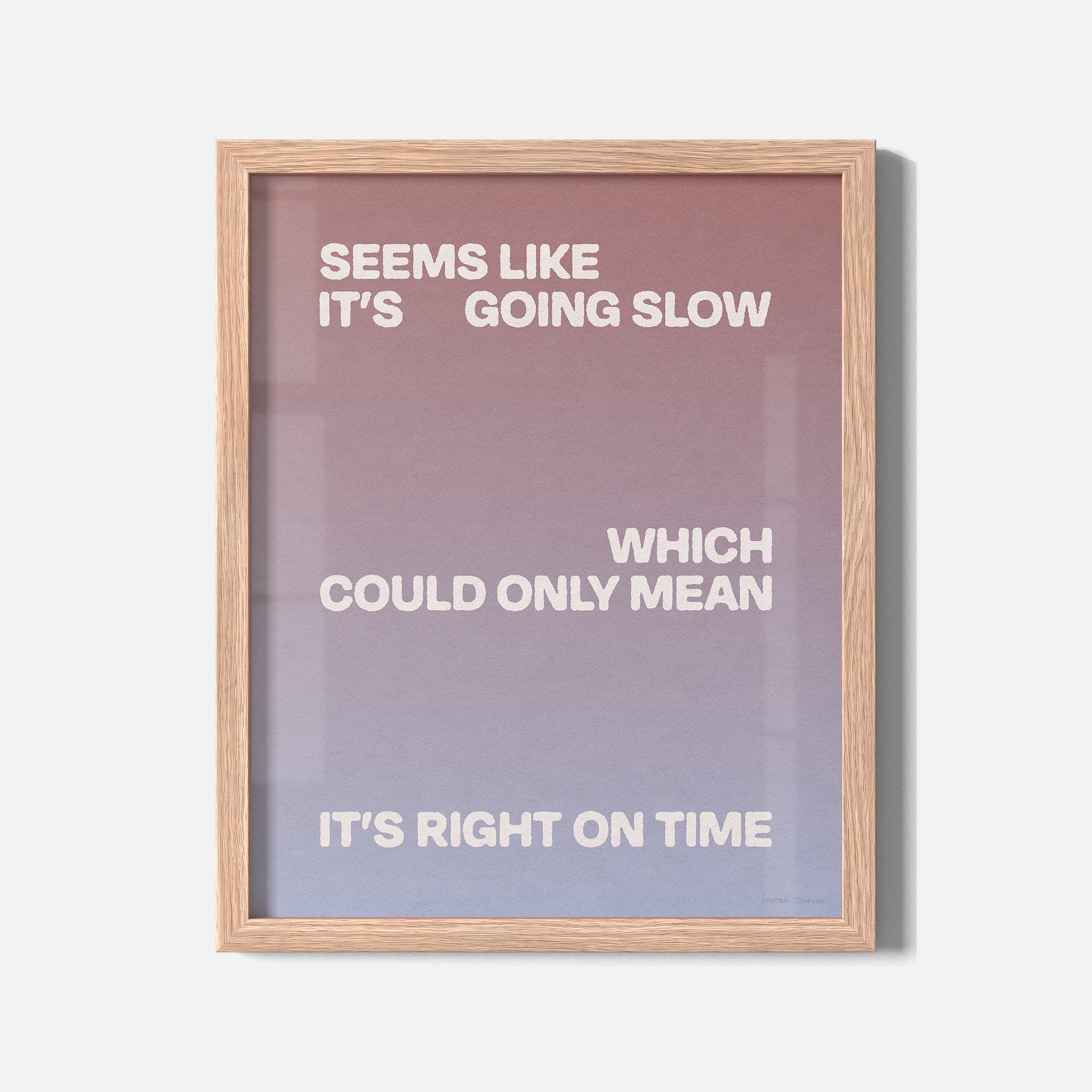 SLOW PRINT
