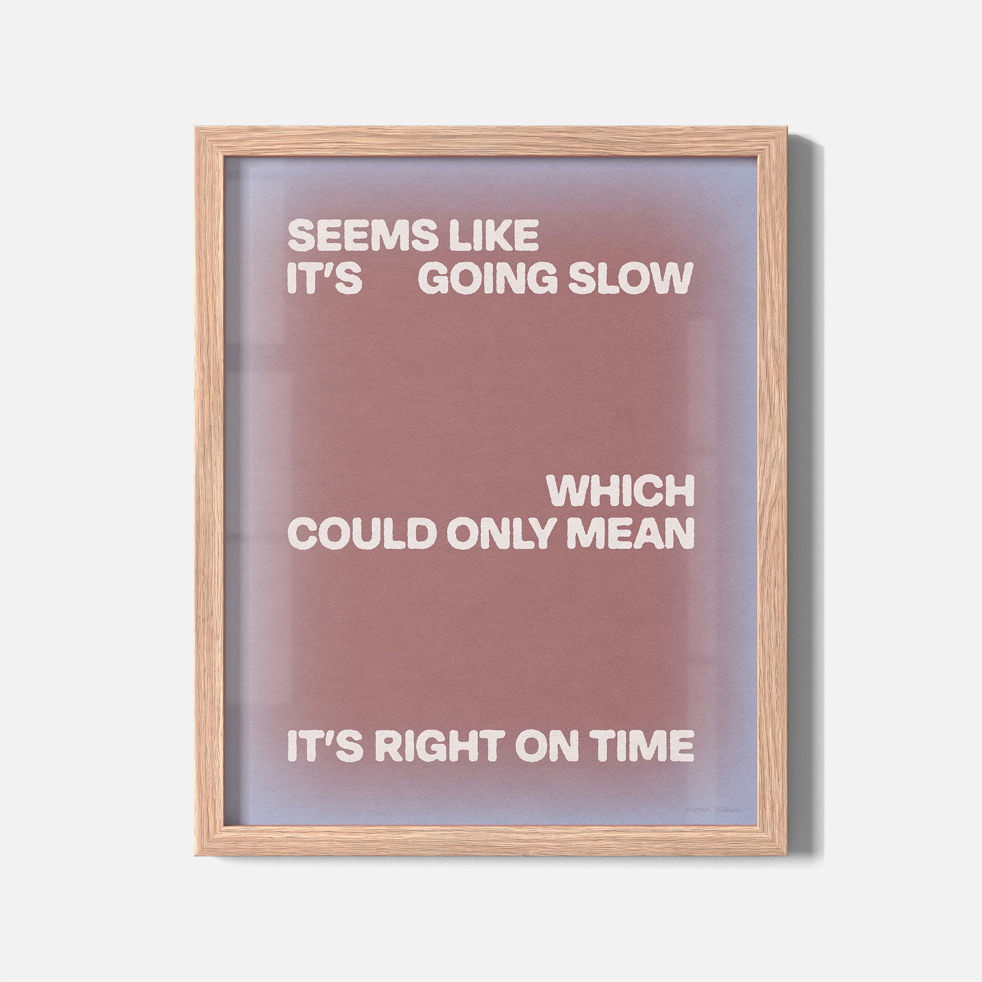SLOW PRINT