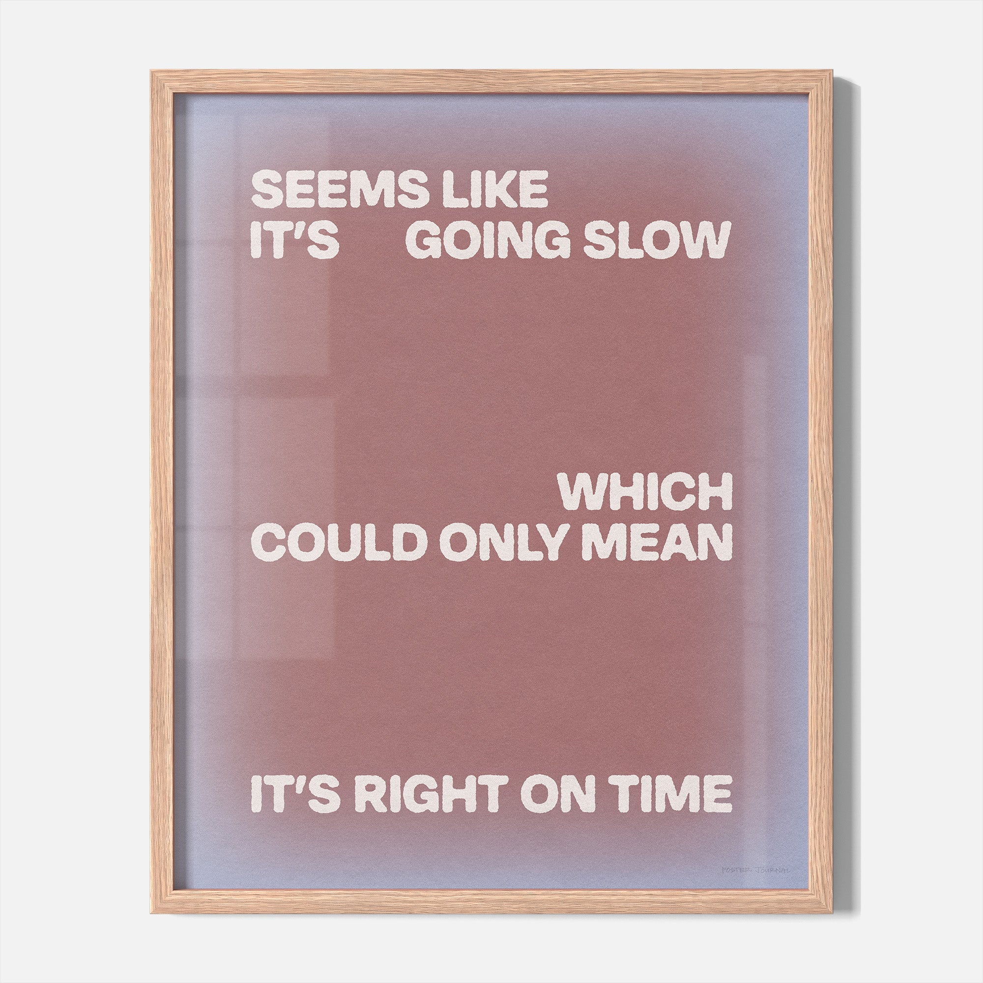 SLOW PRINT