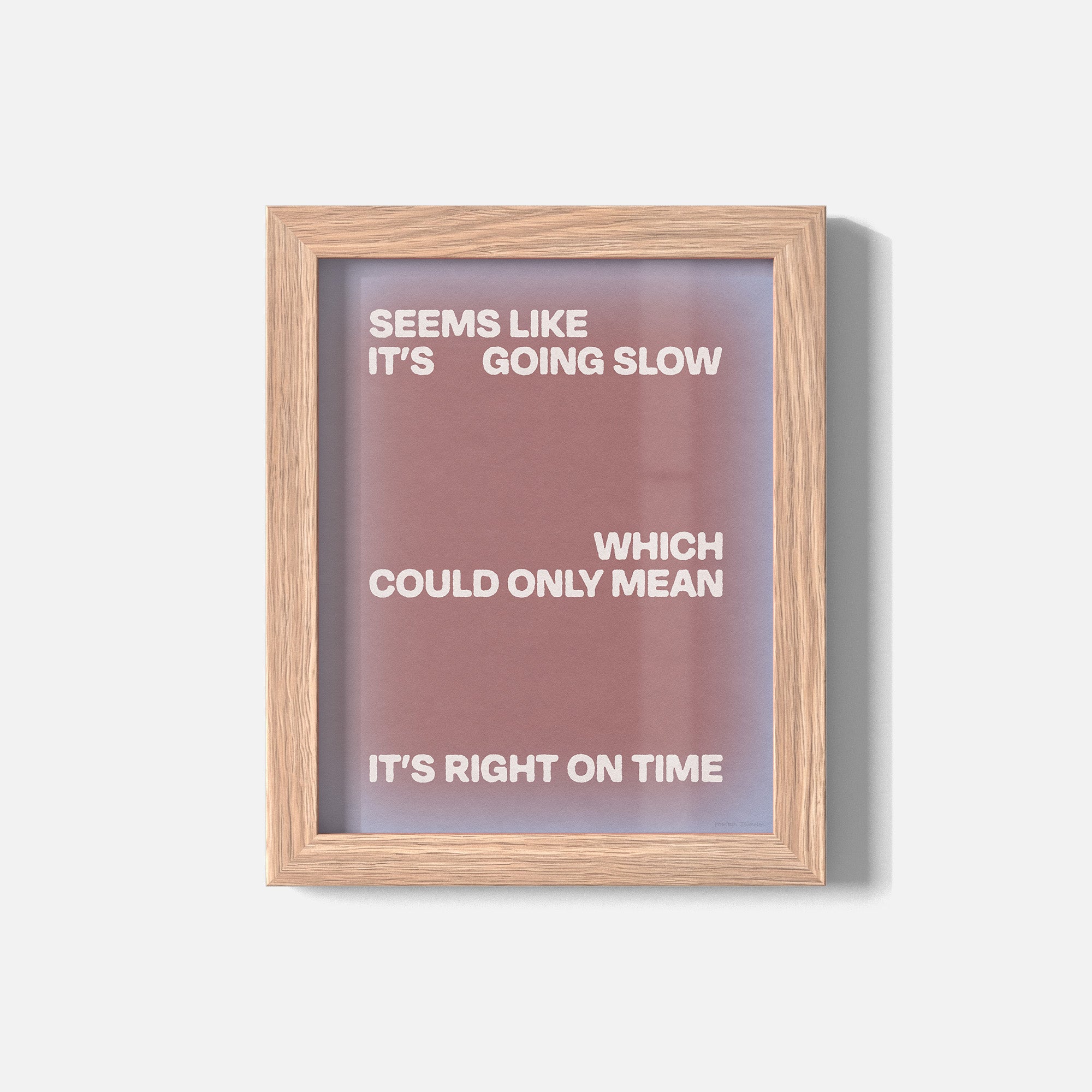 SLOW PRINT