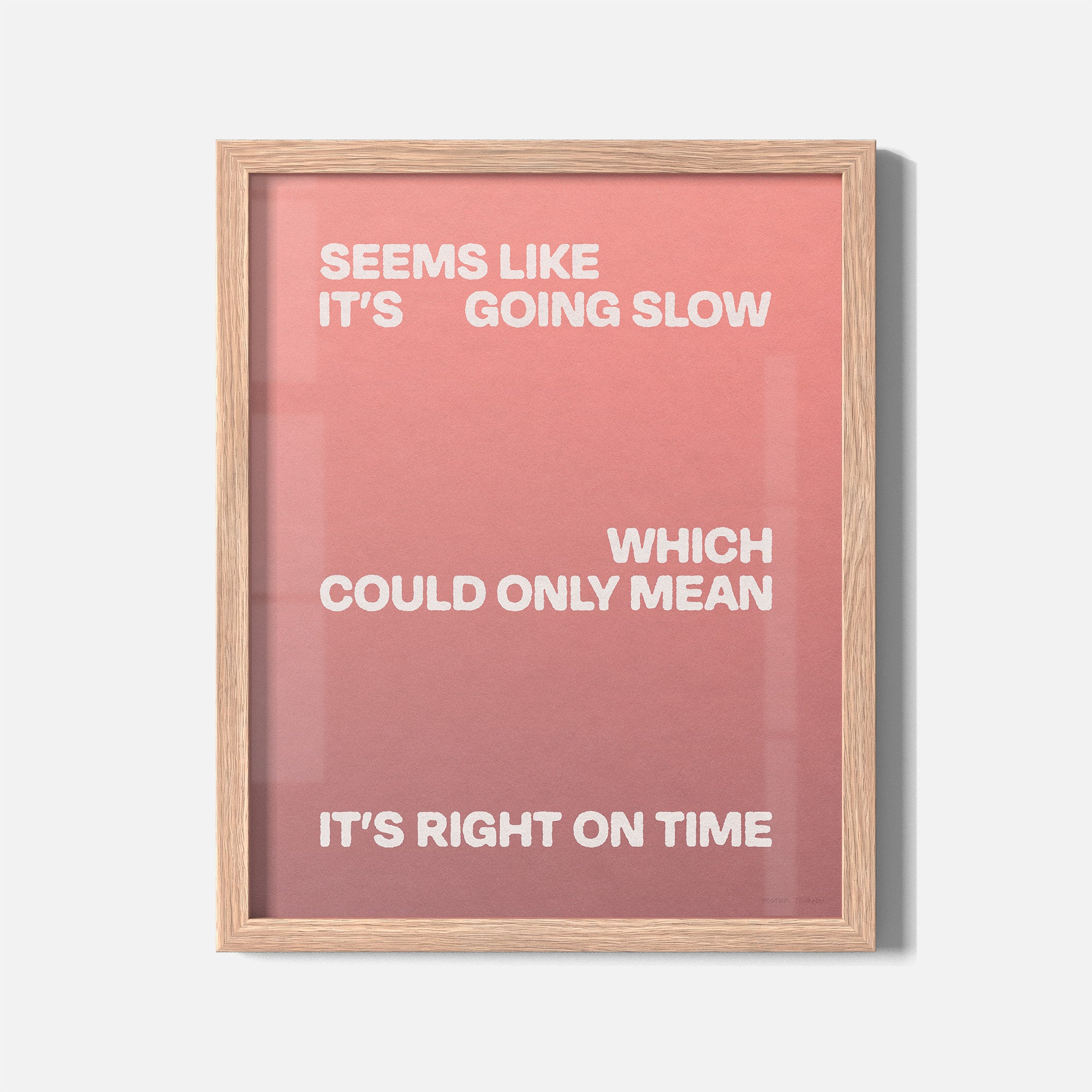 SLOW PRINT