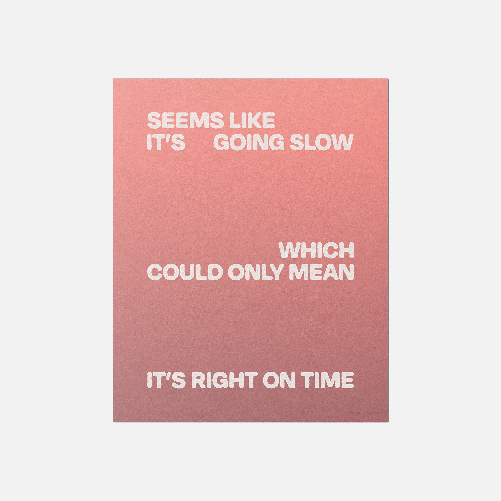 SLOW PRINT