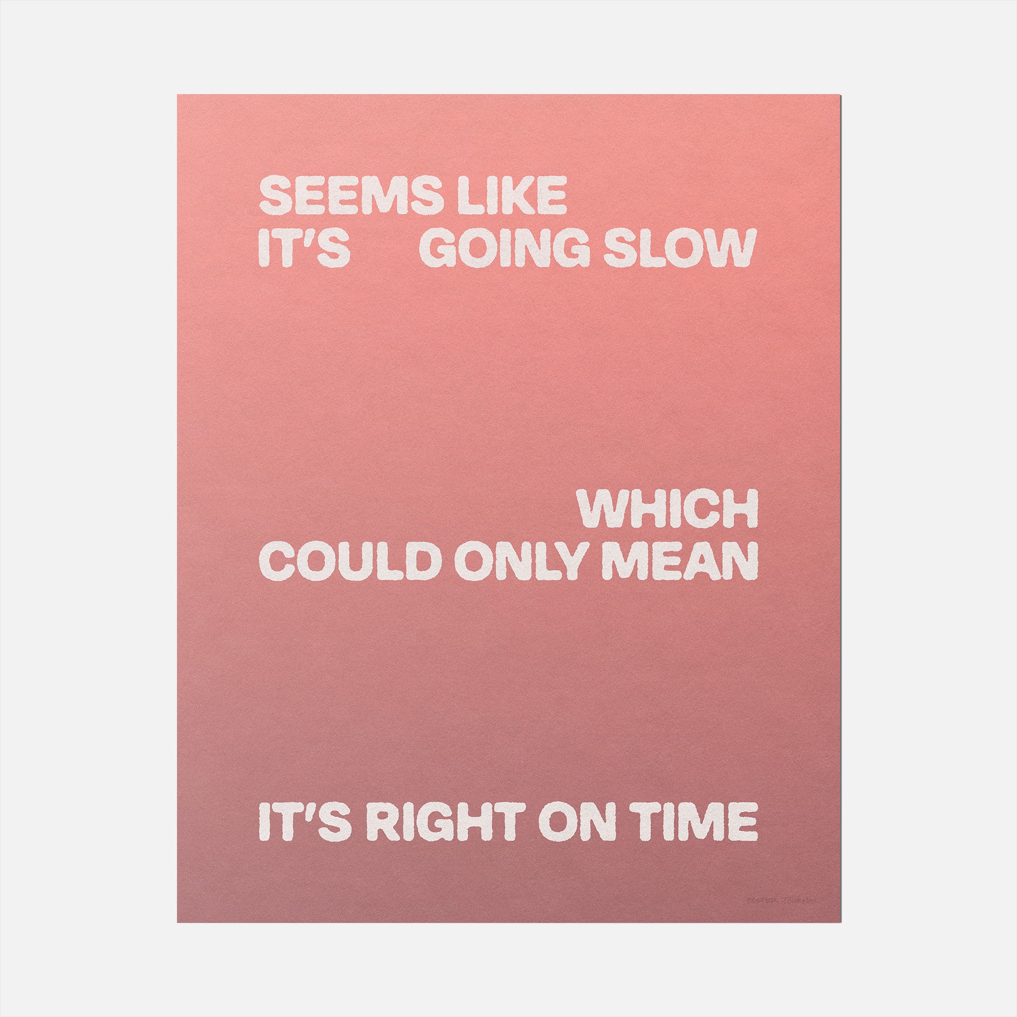 SLOW PRINT