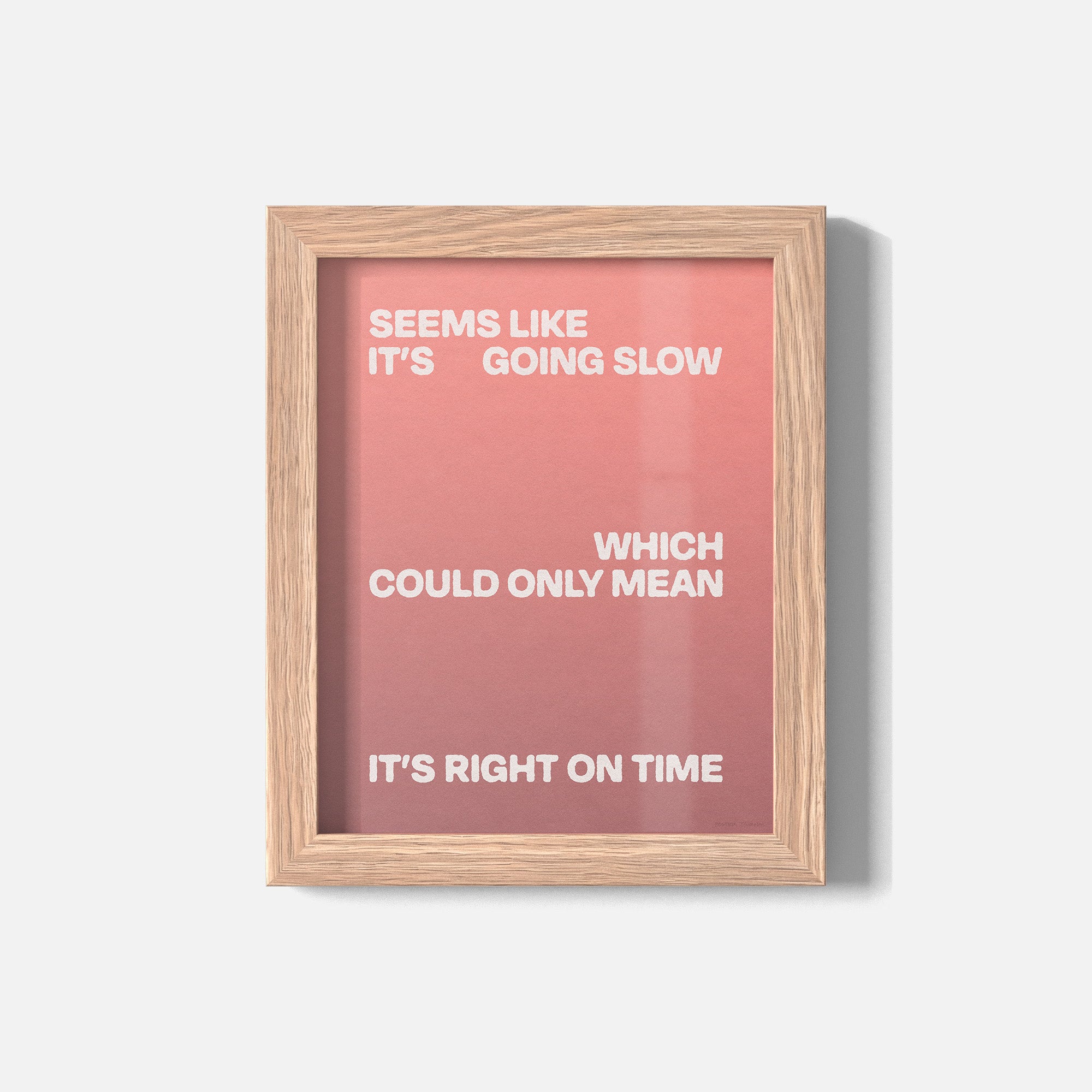 SLOW PRINT