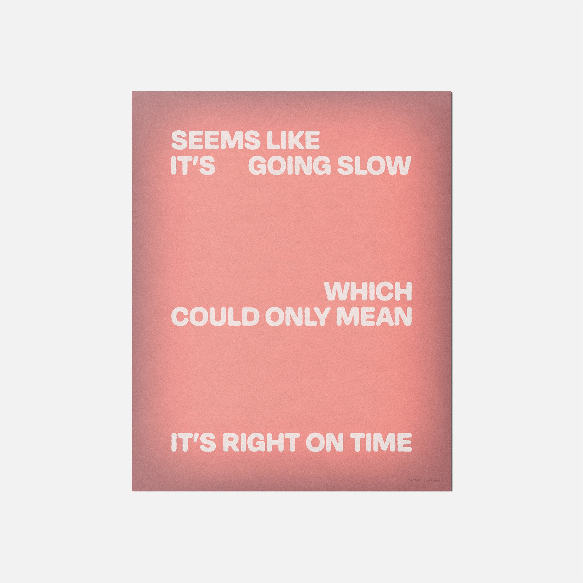 SLOW PRINT