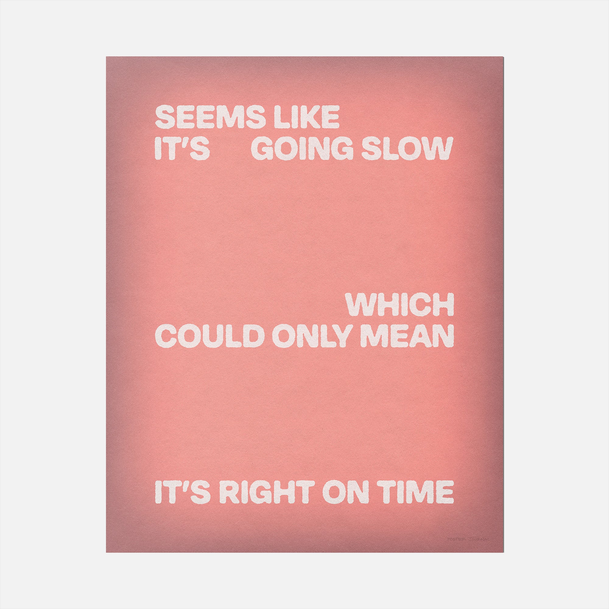 SLOW PRINT
