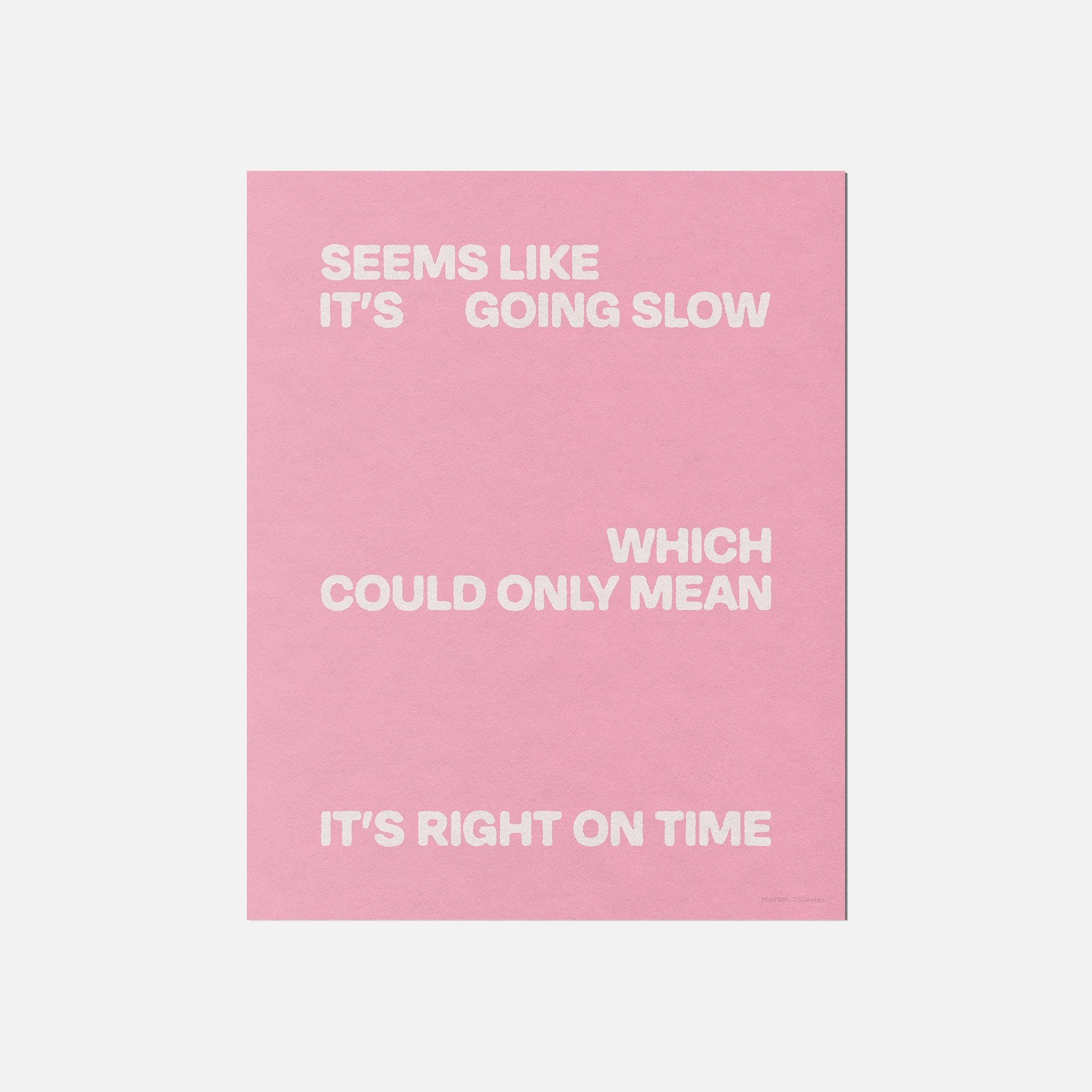 SLOW PRINT