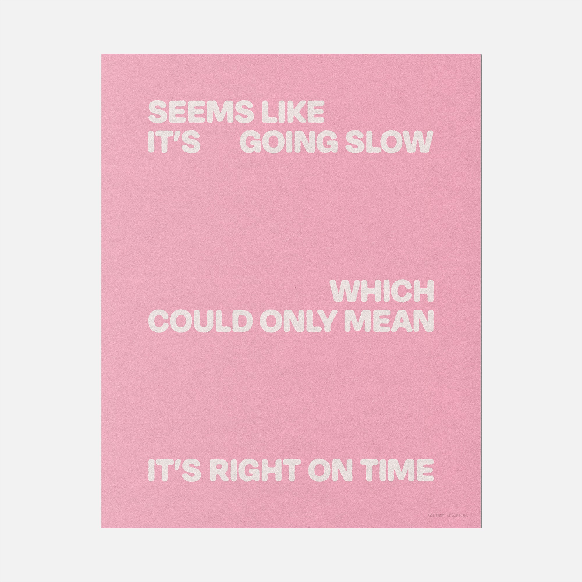 SLOW PRINT