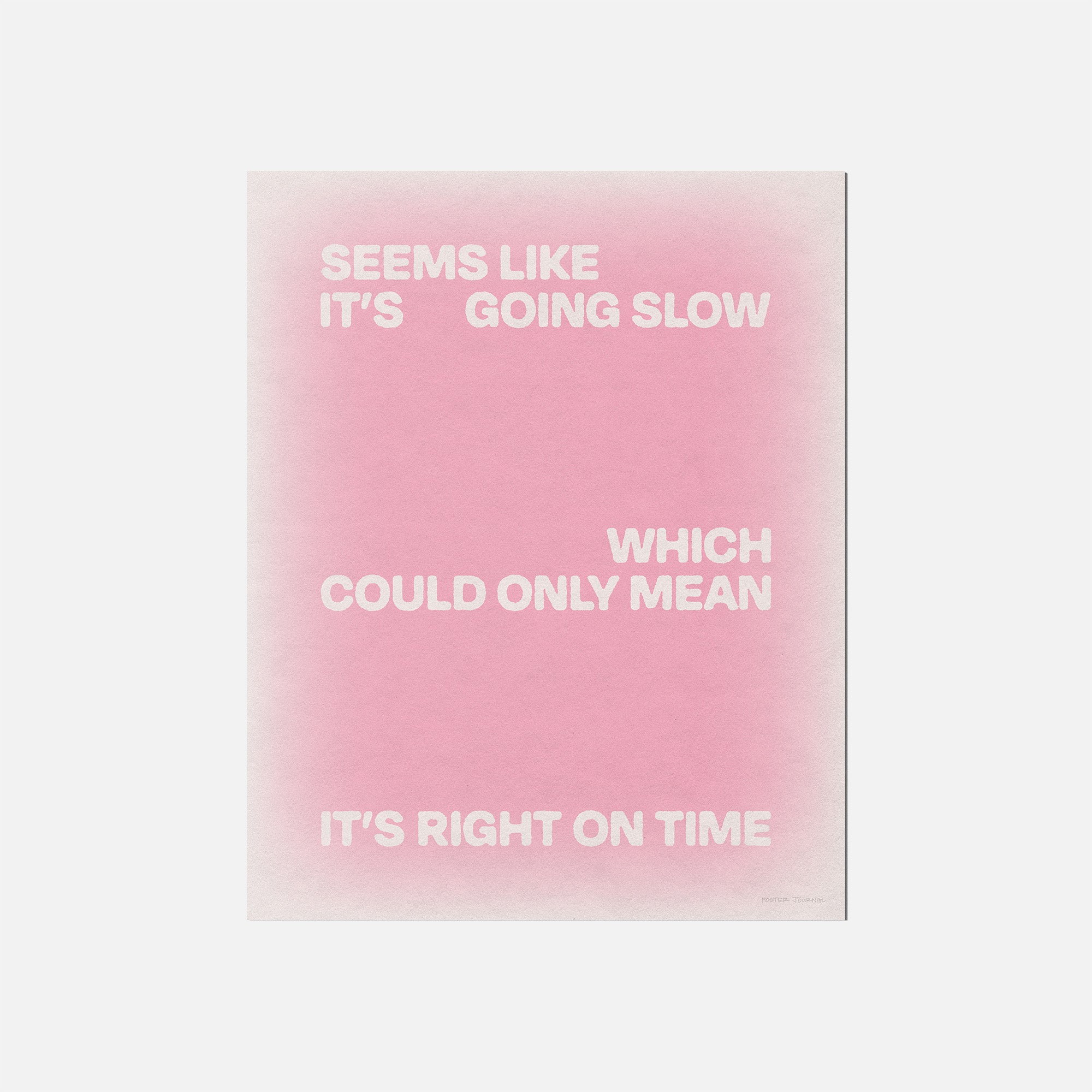 SLOW PRINT