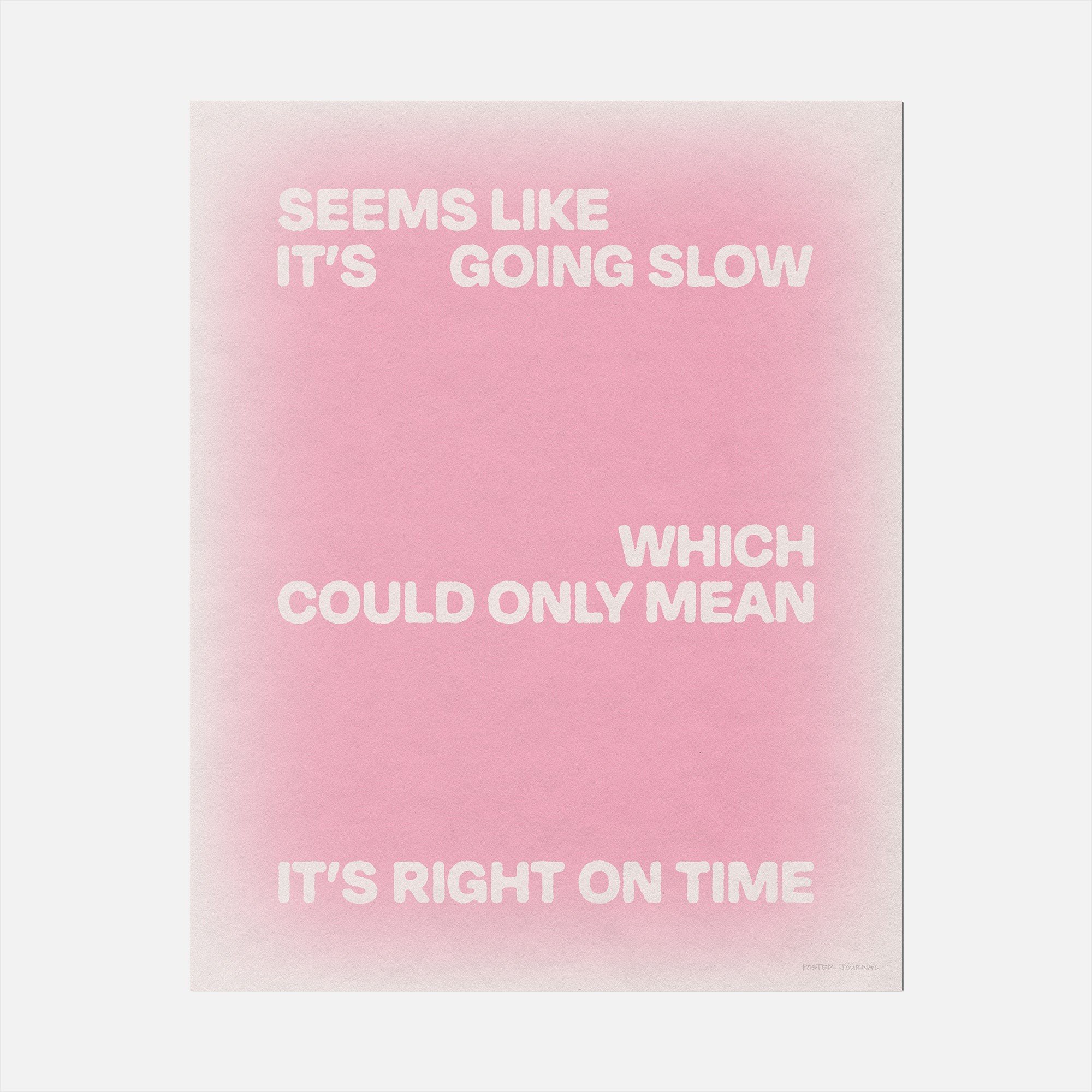 SLOW PRINT