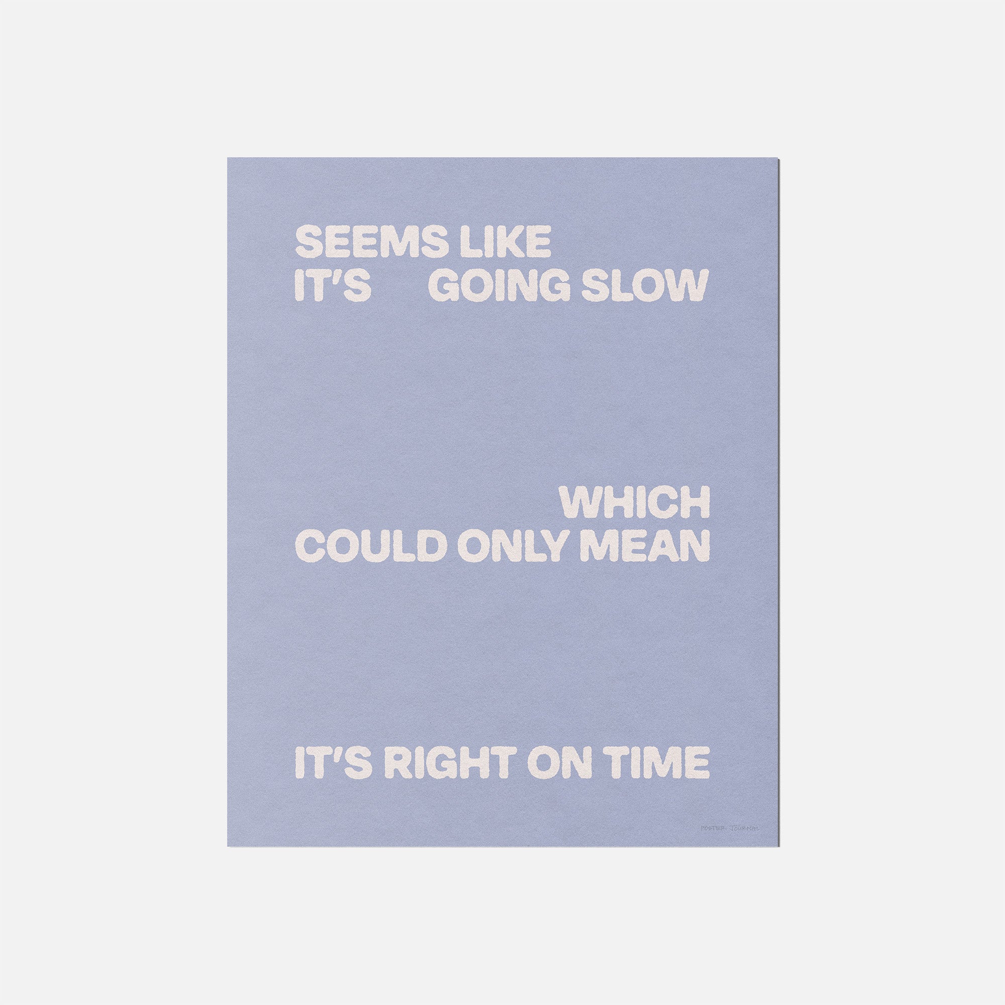SLOW PRINT