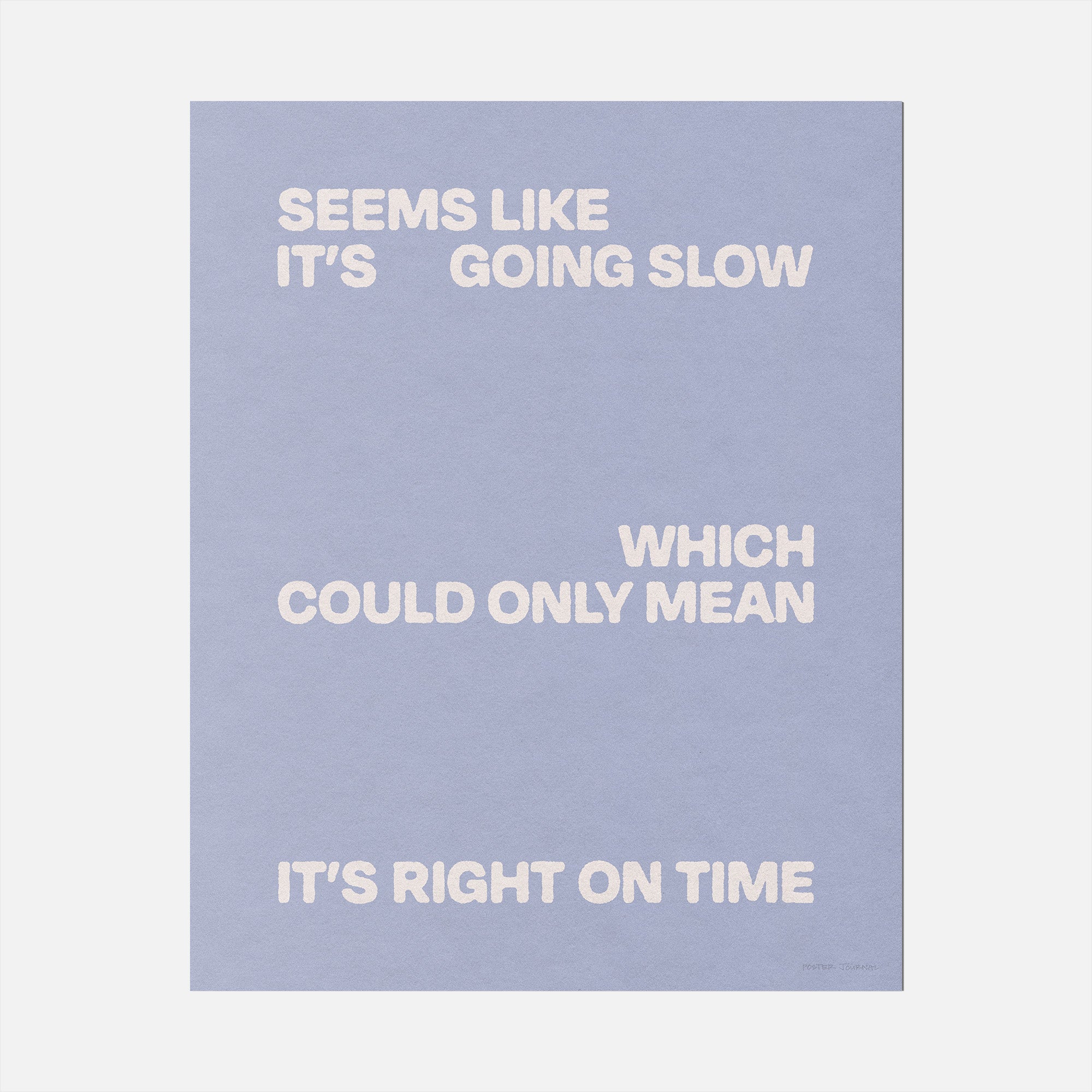 SLOW PRINT