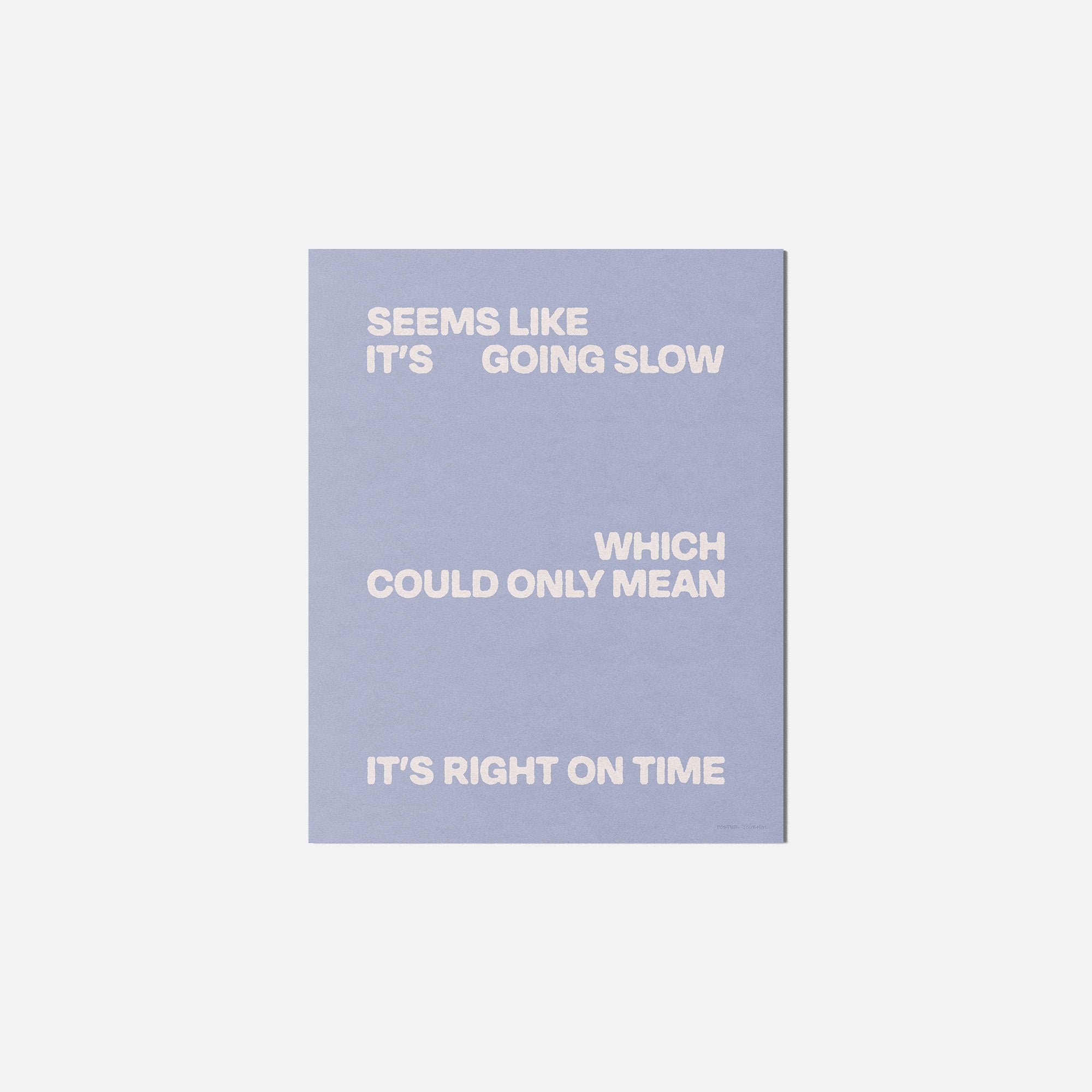 SLOW PRINT