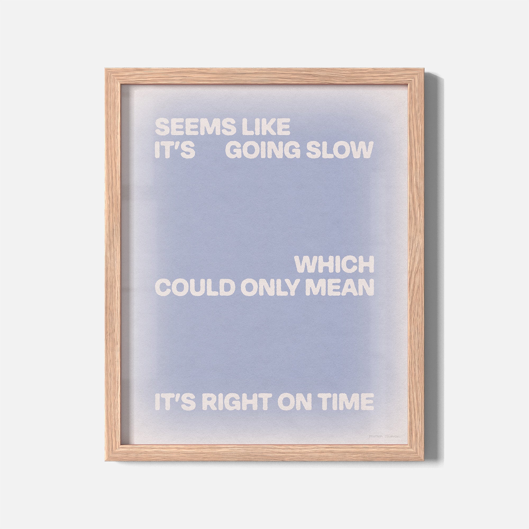 SLOW PRINT