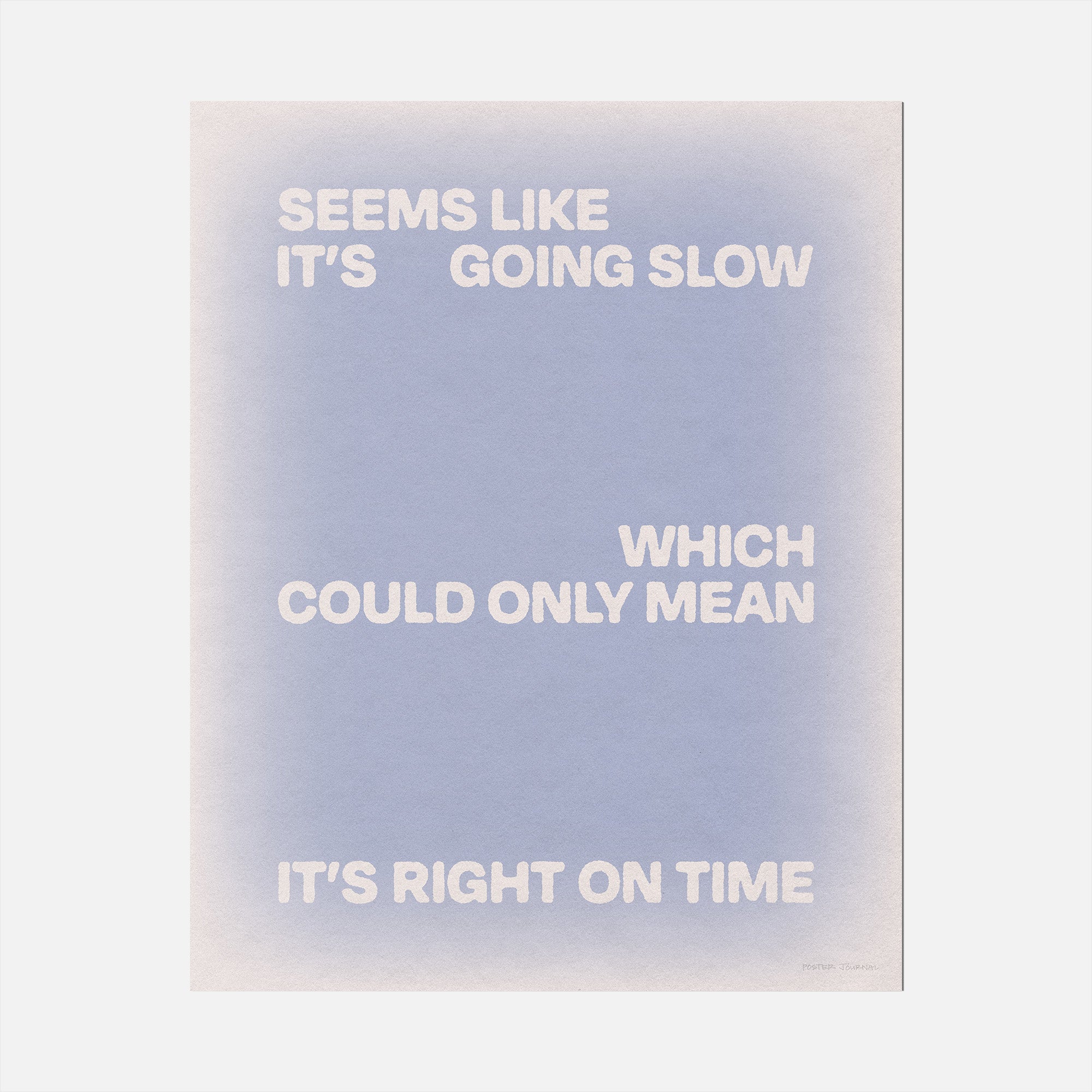 SLOW PRINT