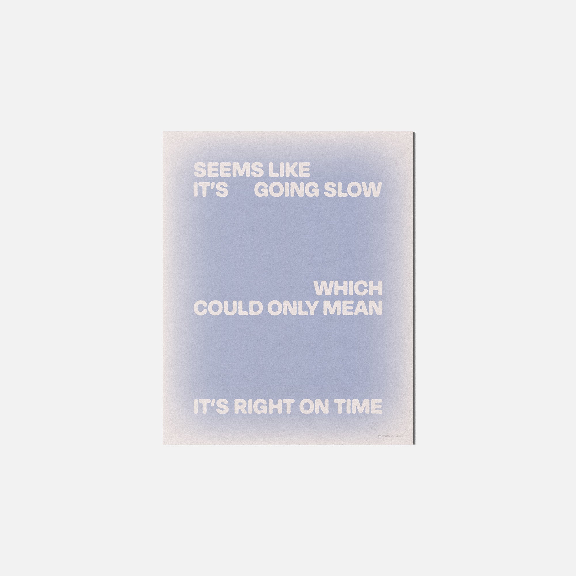 SLOW PRINT
