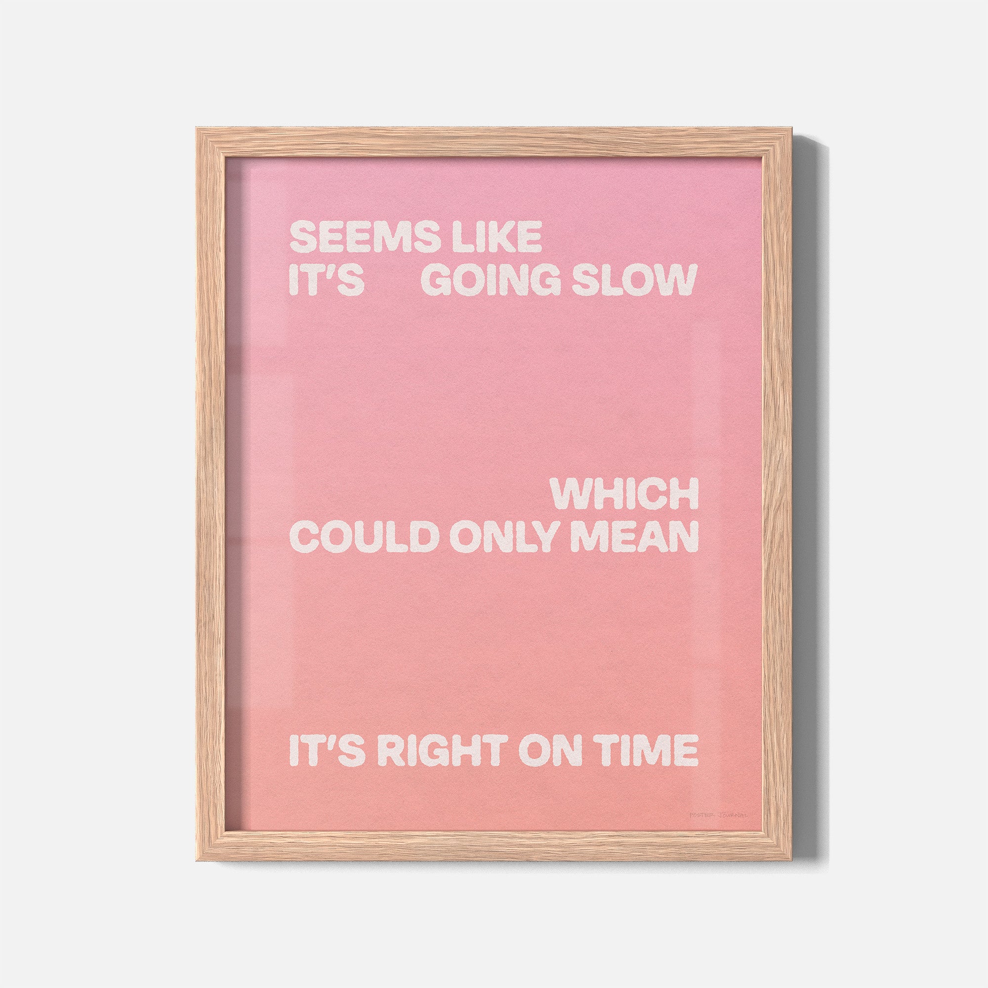 SLOW PRINT